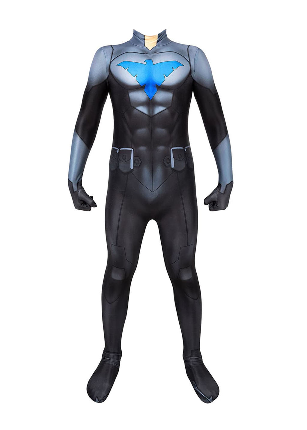 Nightwing Costume Bodysuit Cosplay Suit Kids Size