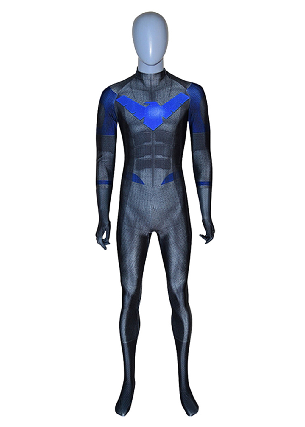 Nightwing Costume Bodysuit Cosplay for Adult Kids Ver.2