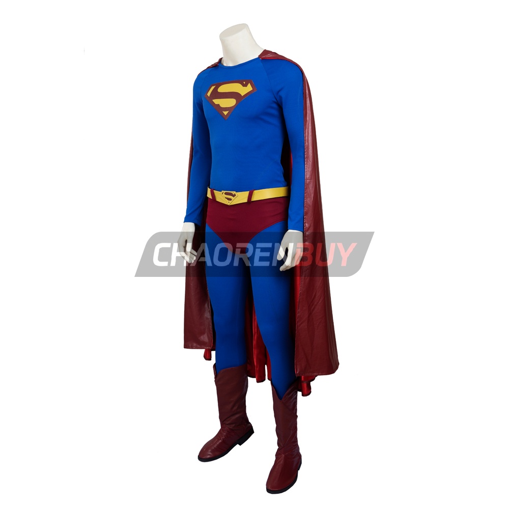 Superhero Man Costume Returns Cosplay Suit with Cloak