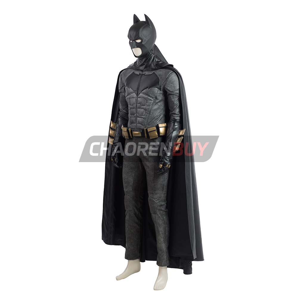 Bat Style Man Costume Bruce Wayne Cosplay Suit with Cloak