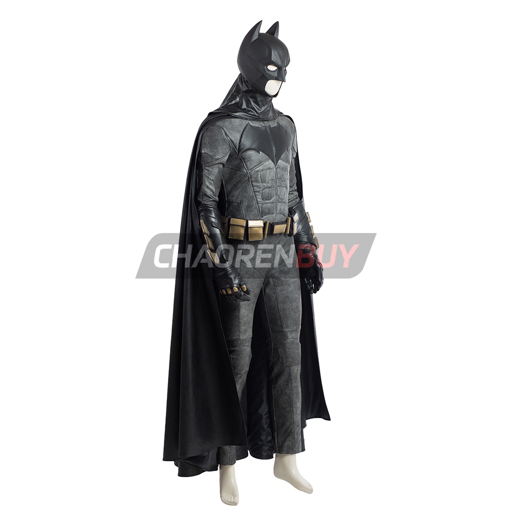 Bat Style Man Costume Bruce Wayne Cosplay Suit with Cloak