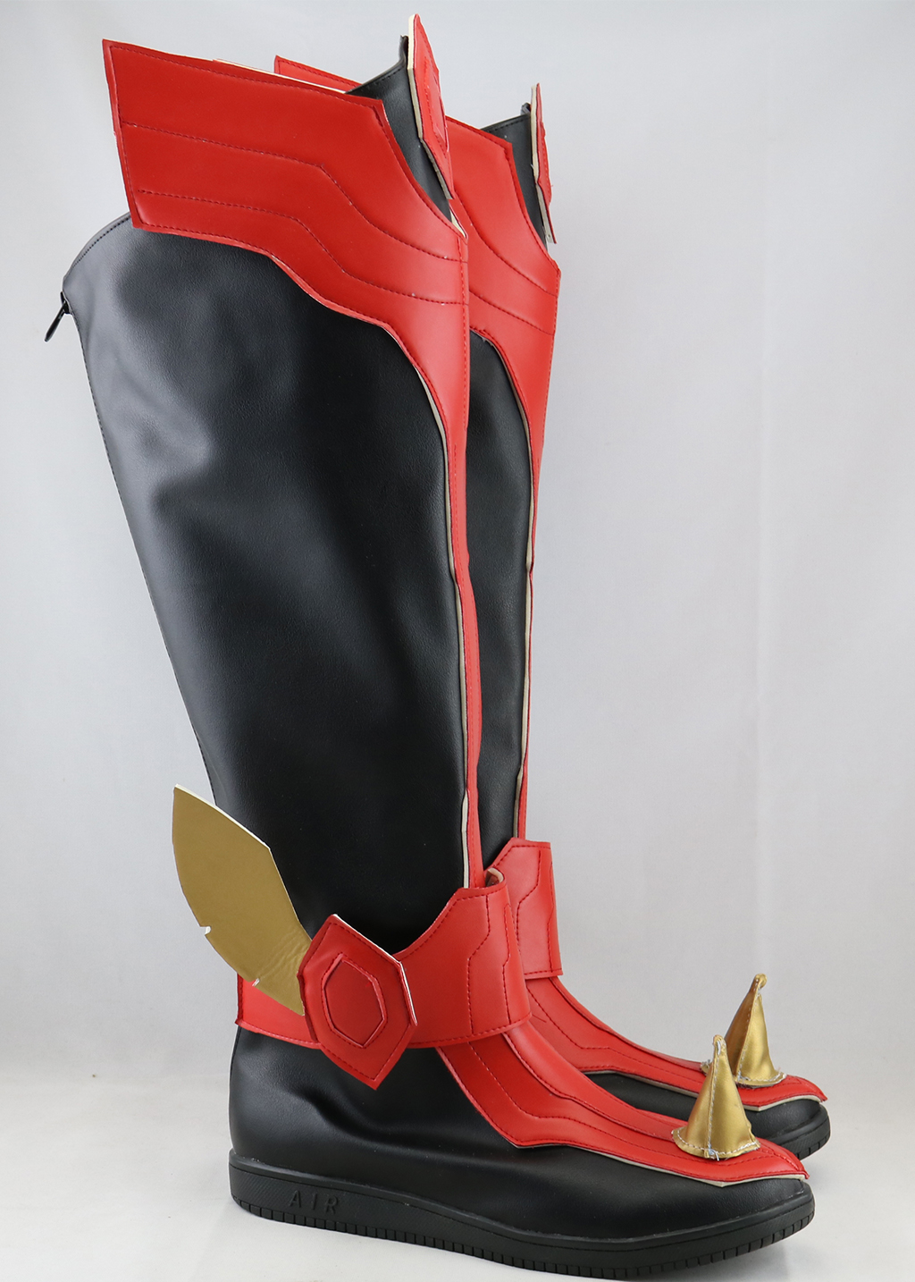 Kamen Rider OOO Tajadol Combo Shoes Cosplay Men Masked Rider Boots Red