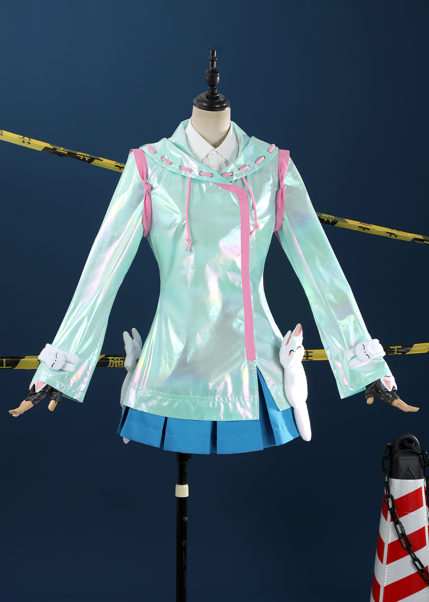 Kiriko Costume Raincoat OW Suit Cosplay