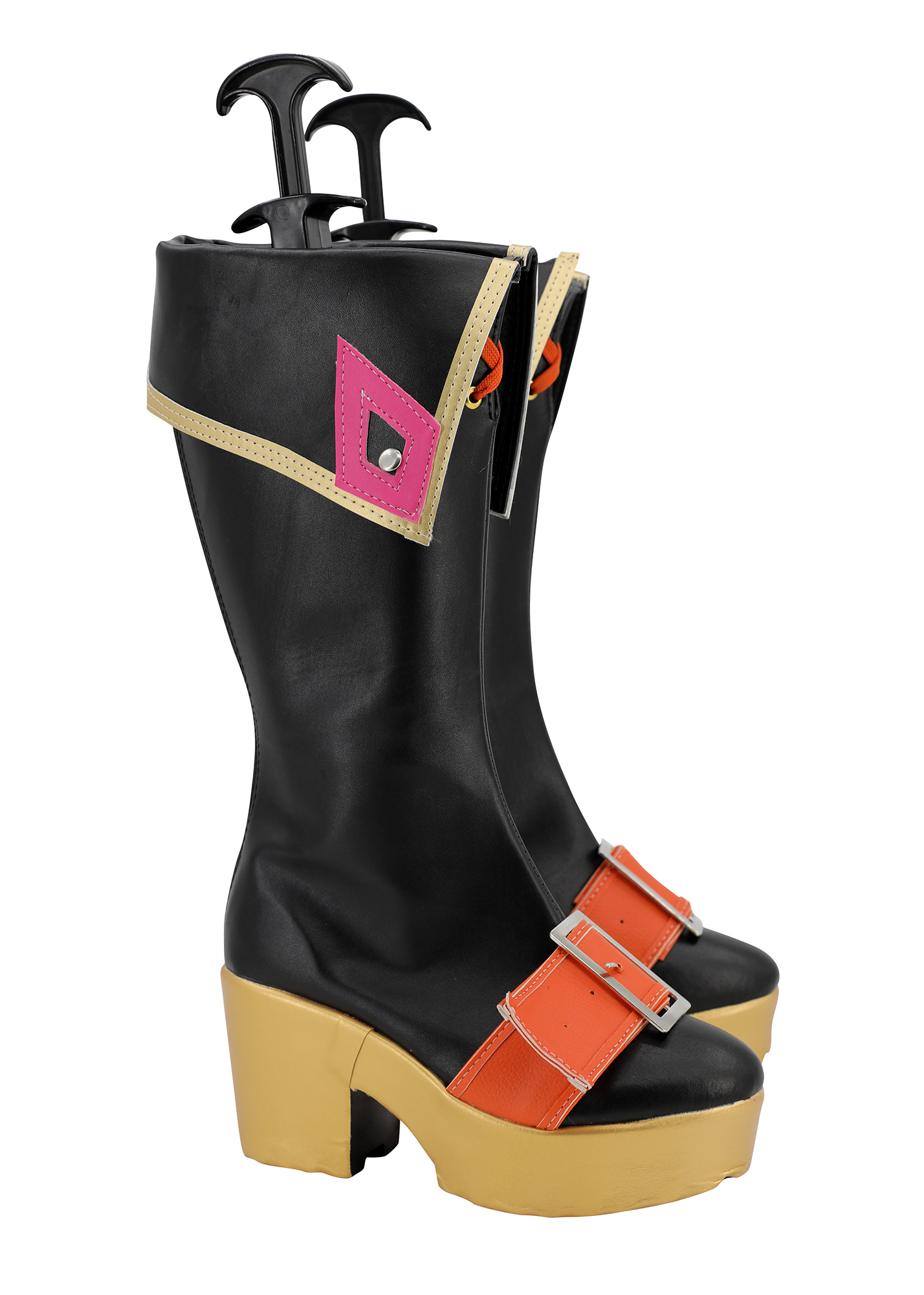 OW Kiriko Sukajan Witch Shoes Women Boots Cosplay