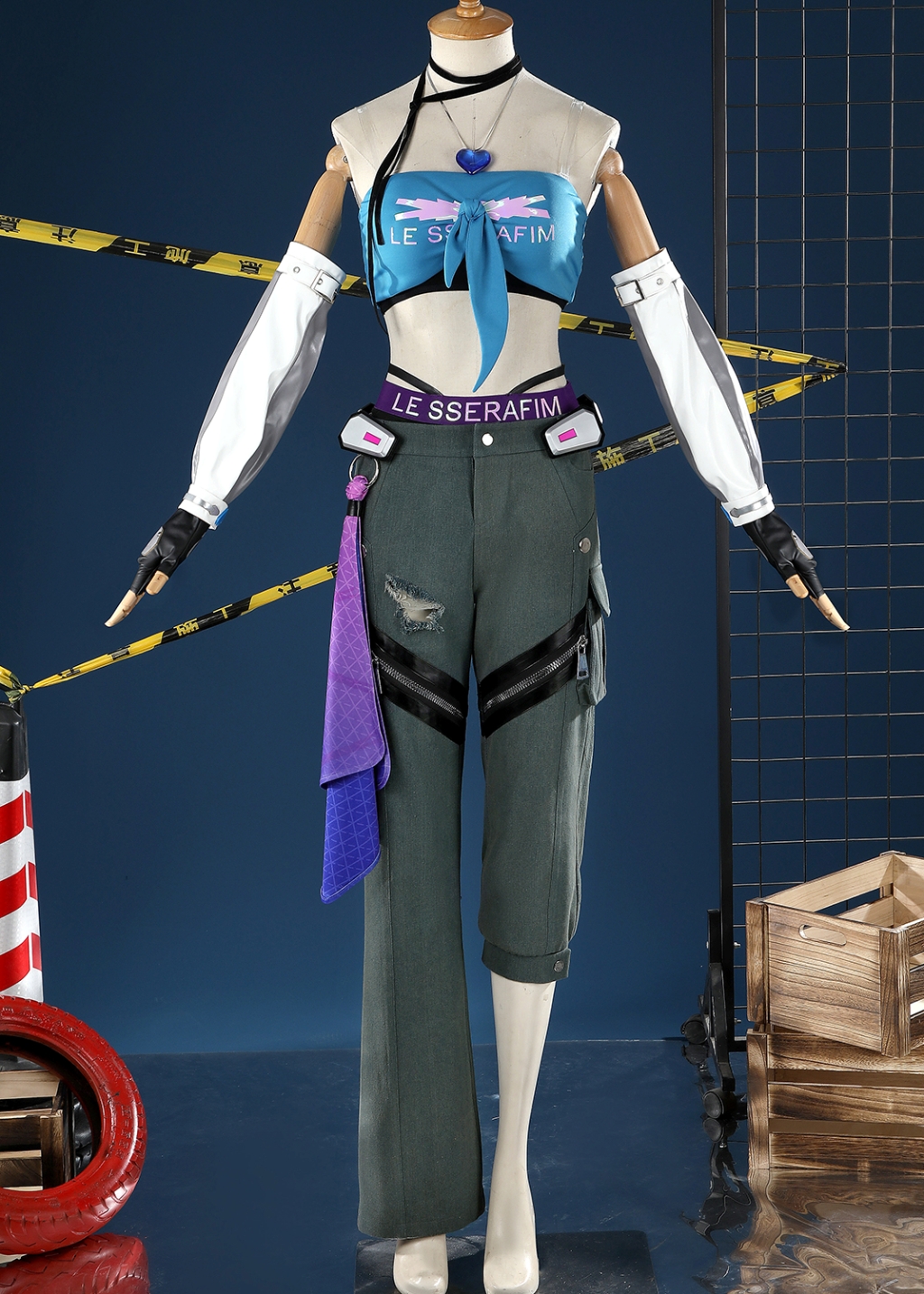 LE SSERAFIM D.Va Skin Costume OW2 Suit Cosplay