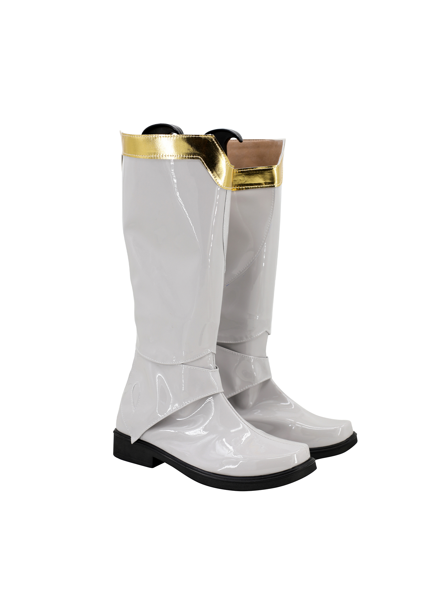Rakuresu· Hasuti Shoes Men Ohsama Sentai King-Ohger Boots Cosplay White Ver