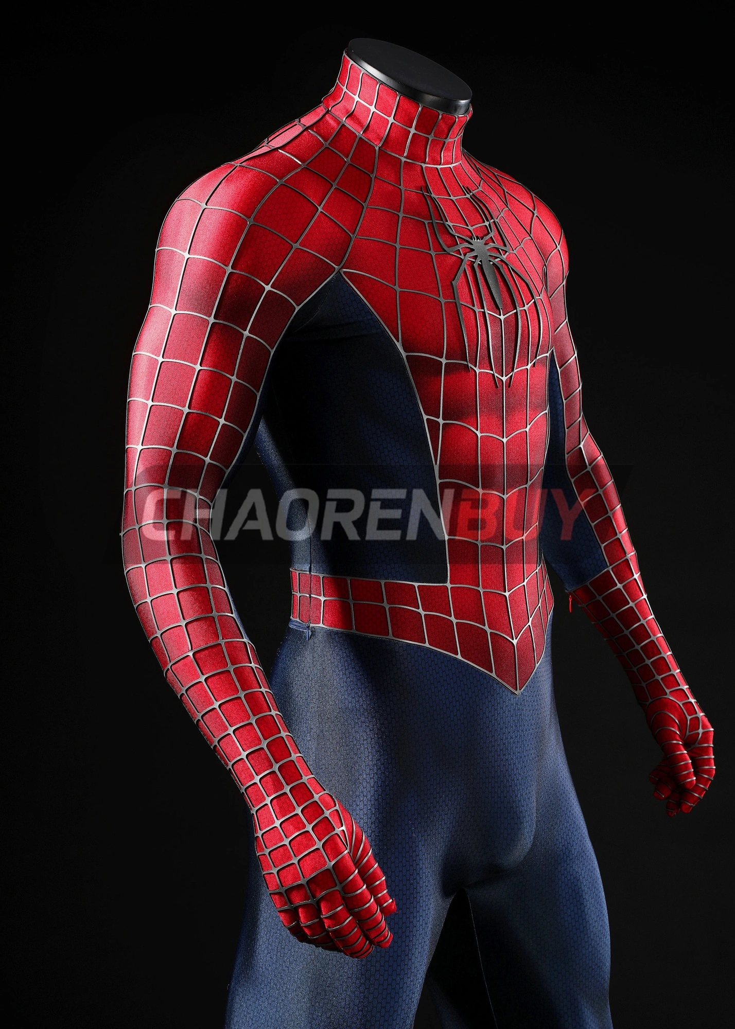 Peter Parker Costume The Amazing Spider 2 Tobey Maguire Bodysuit Cosplay Top Level