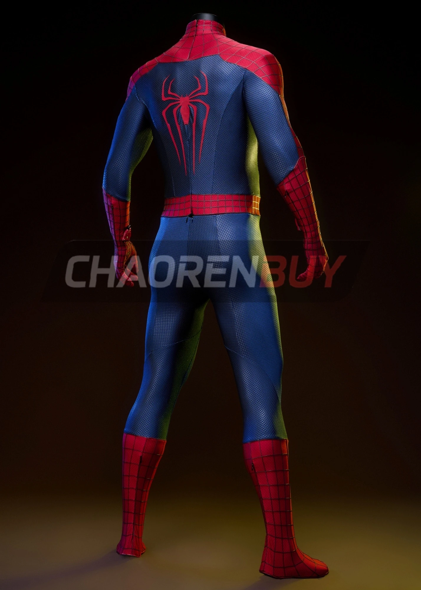 Peter Parker Costume The Amazing Spider Bodysuit Cosplay Top Level