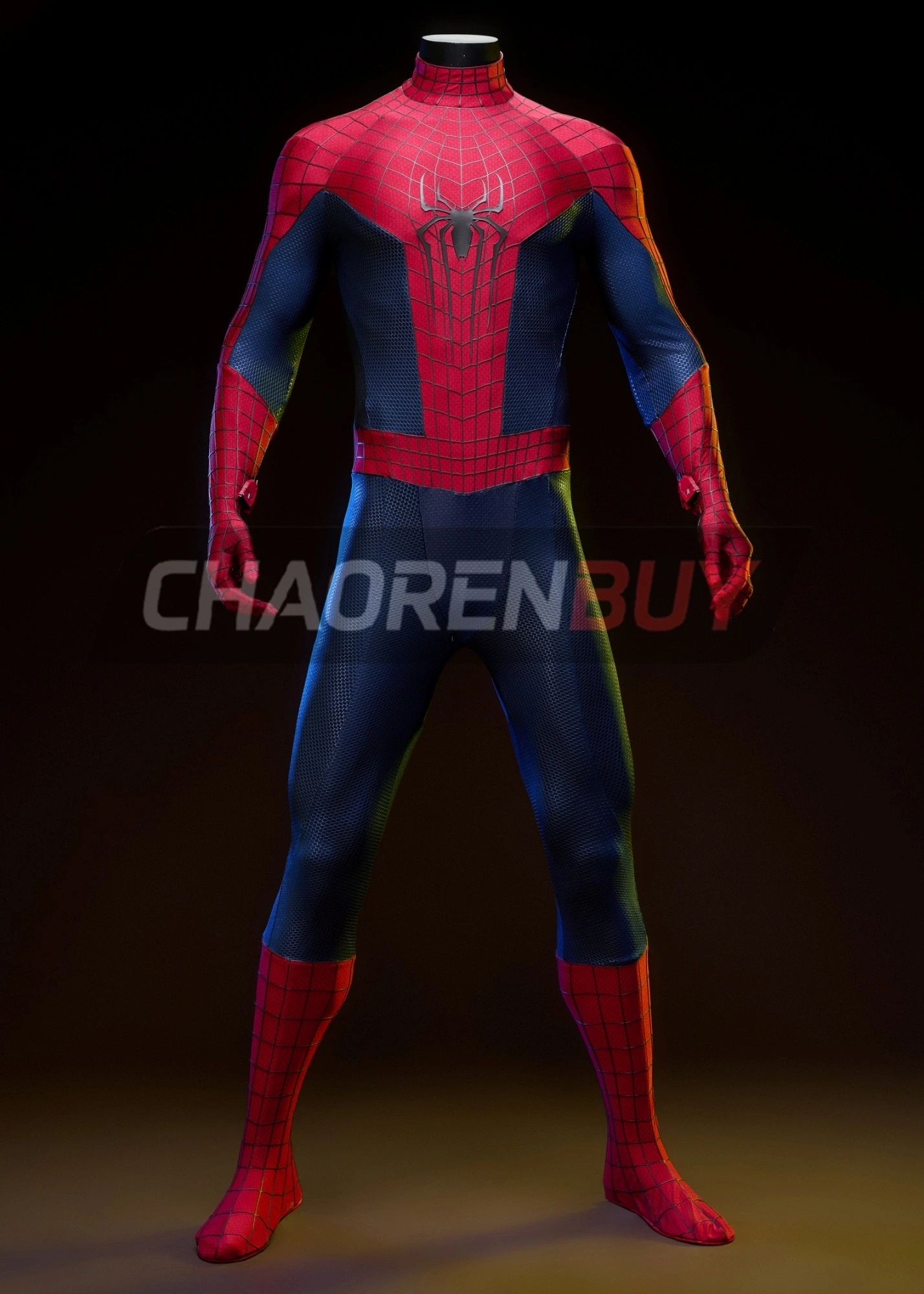 Peter Parker Costume The Amazing Spider Bodysuit Cosplay Top Level