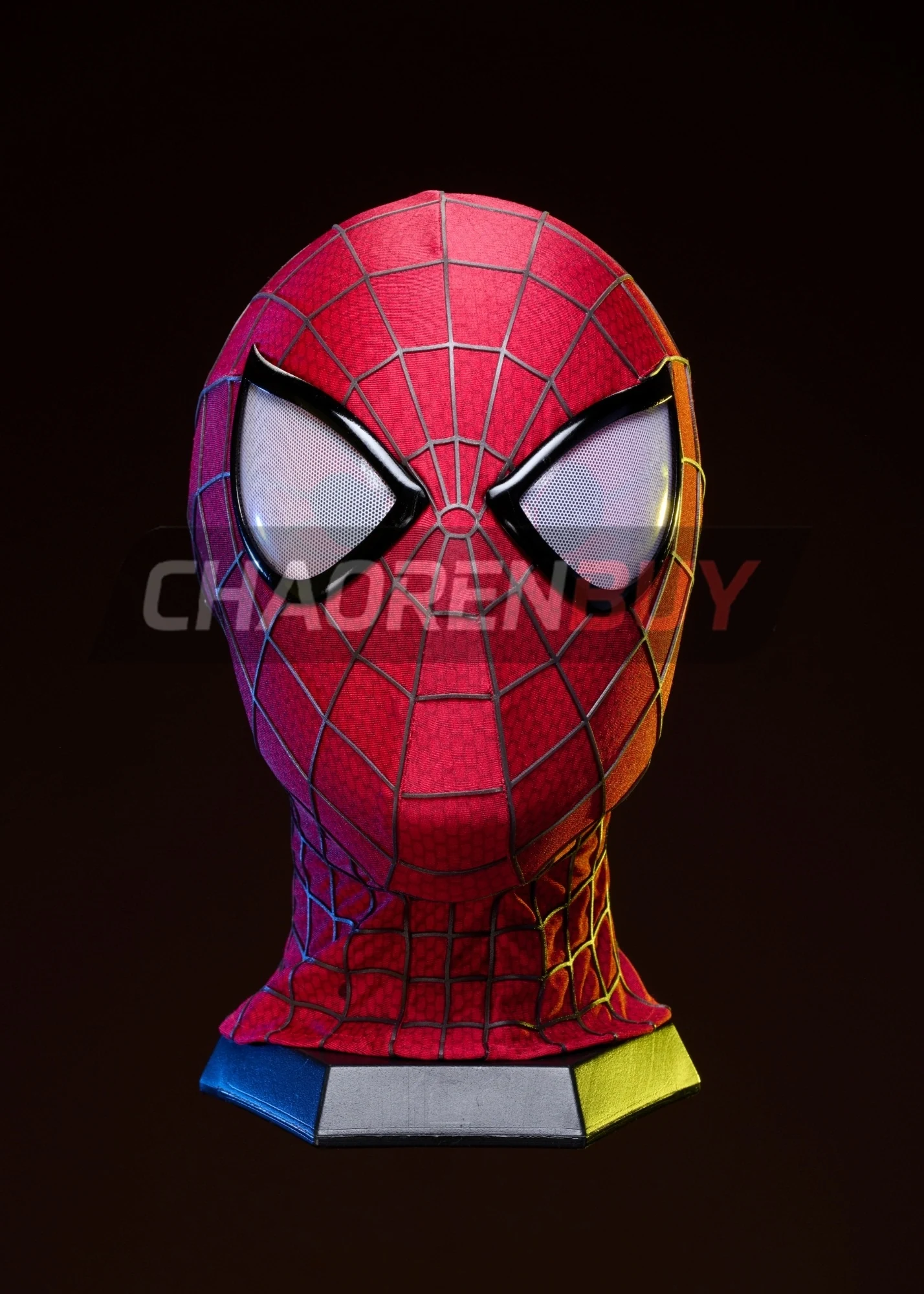 Peter Parker Mask The Amazing Spider Superhero Man Cosplay Top Level