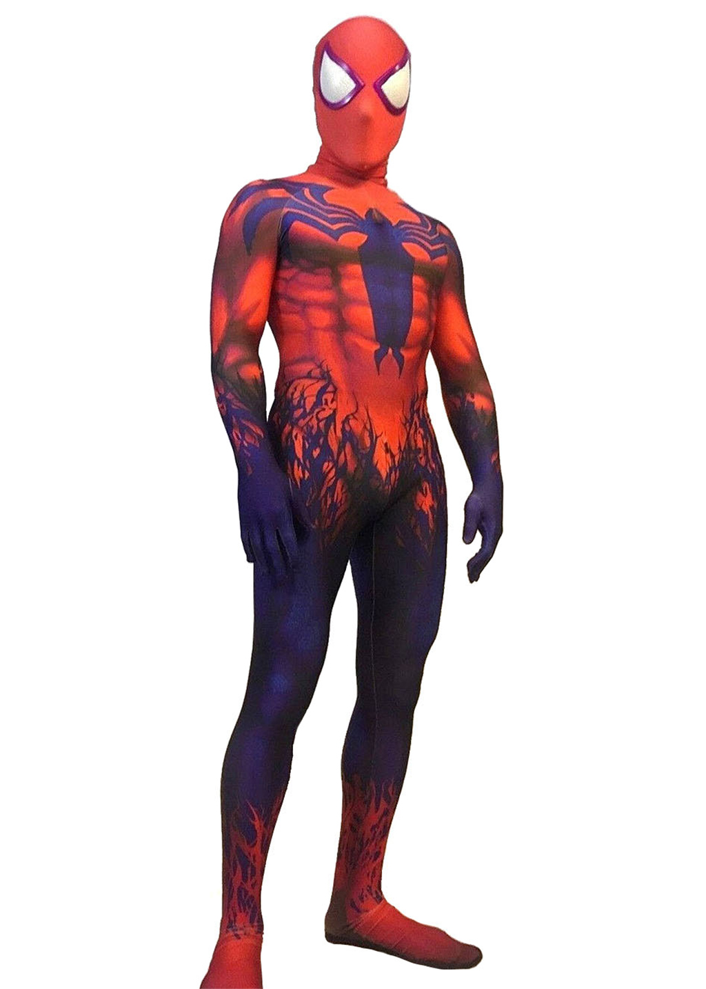 Toxin Costume Spider-Man 3 Bodysuit Cosplay for Adult Kids