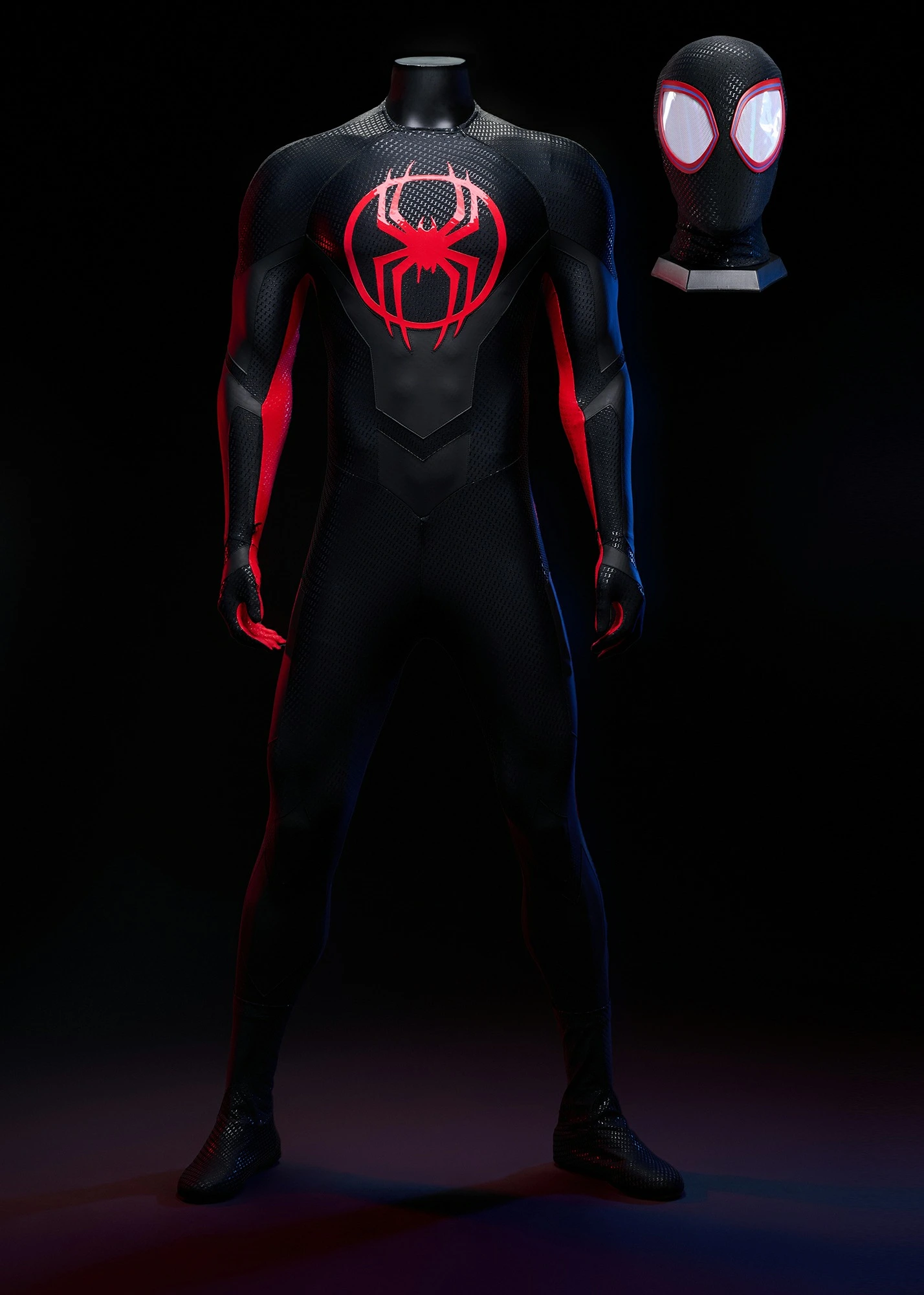 Miles Morales Costume Suit Spider-Man: Across the Spider-Verse Cosplay Upgrade Ver