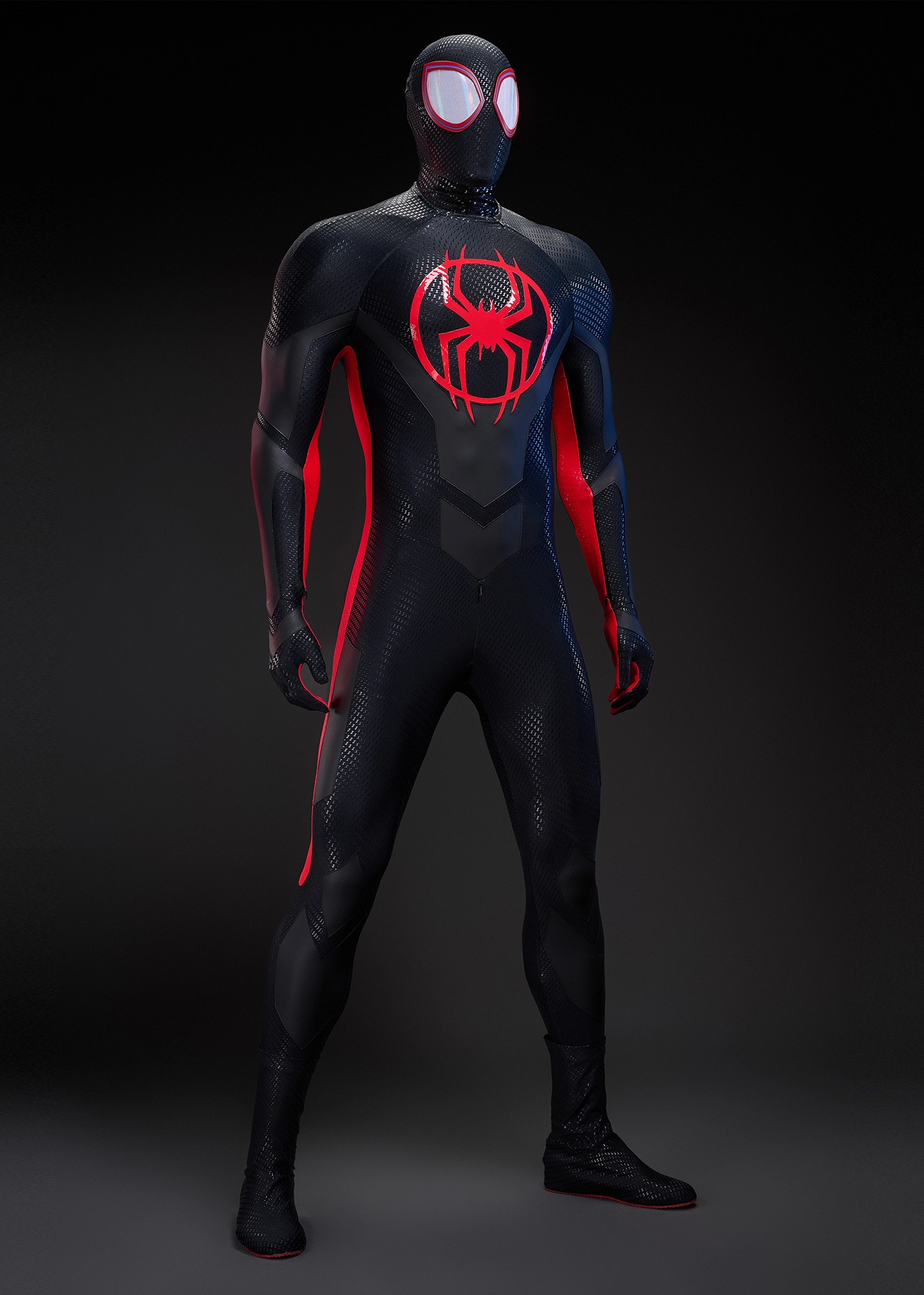 Miles Morales Costume Suit Spider-Man: Across the Spider-Verse Cosplay Upgrade Ver