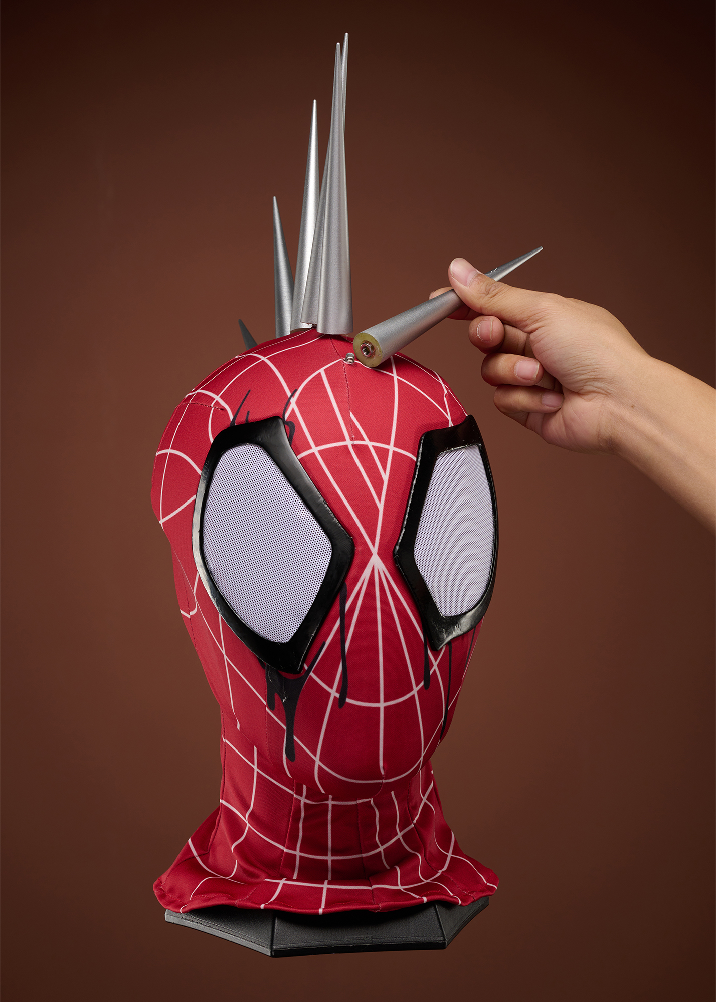 Spider-Punk Mask Spider-Man: Into the Spider-Verse Cosplay Headgear Upgrade Ver.2