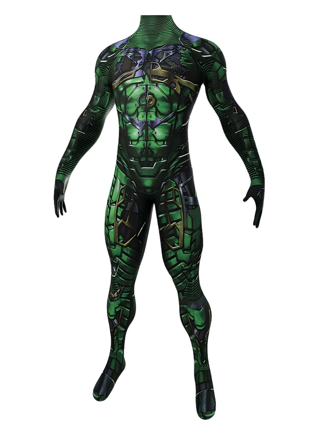 Green Goblin Costume Spider-Man: No Way Home Cosplay Bodysuit for Adult Kids