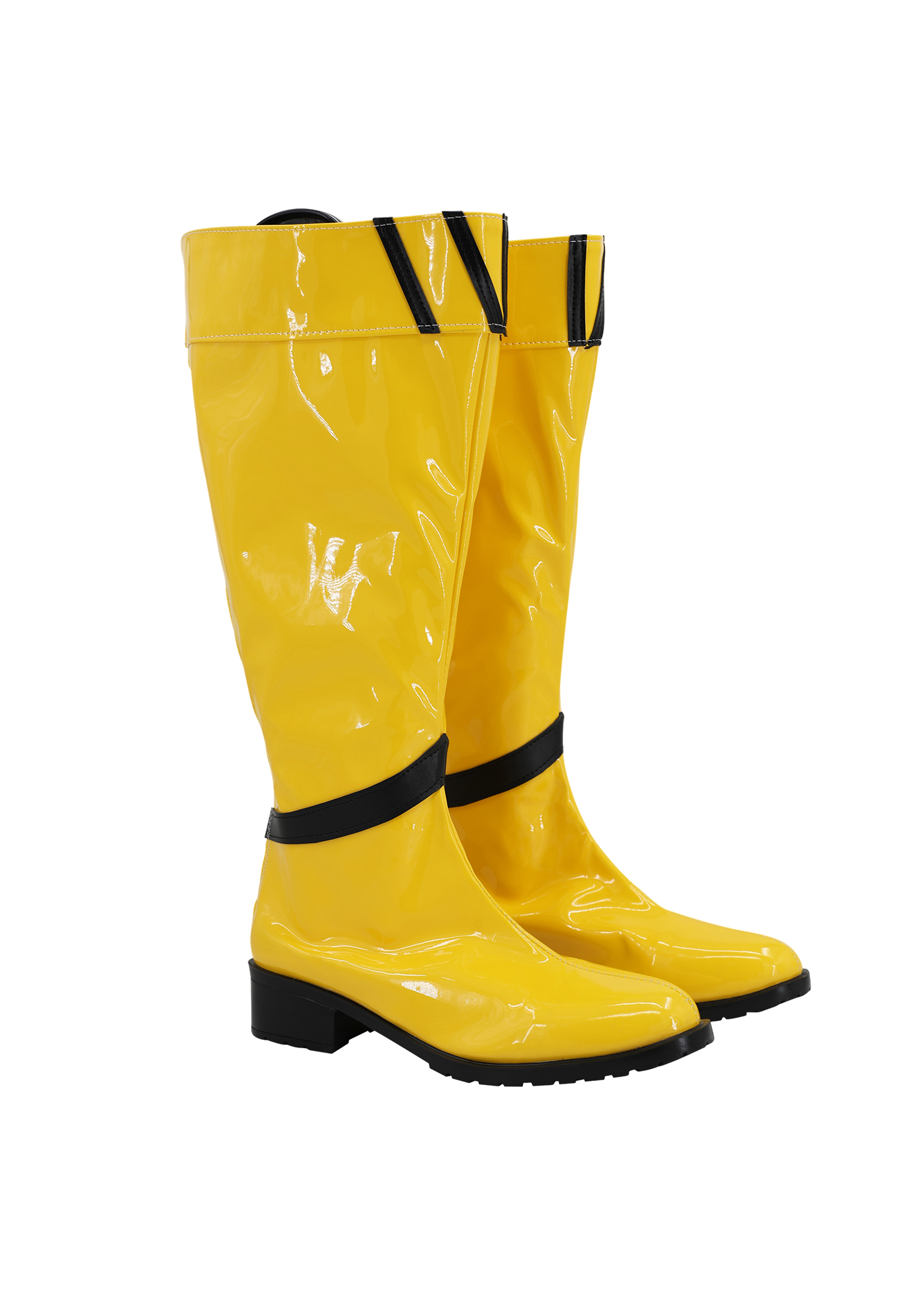 Yellow Ranger Shoes Men Super Sentai Boots Cosplay