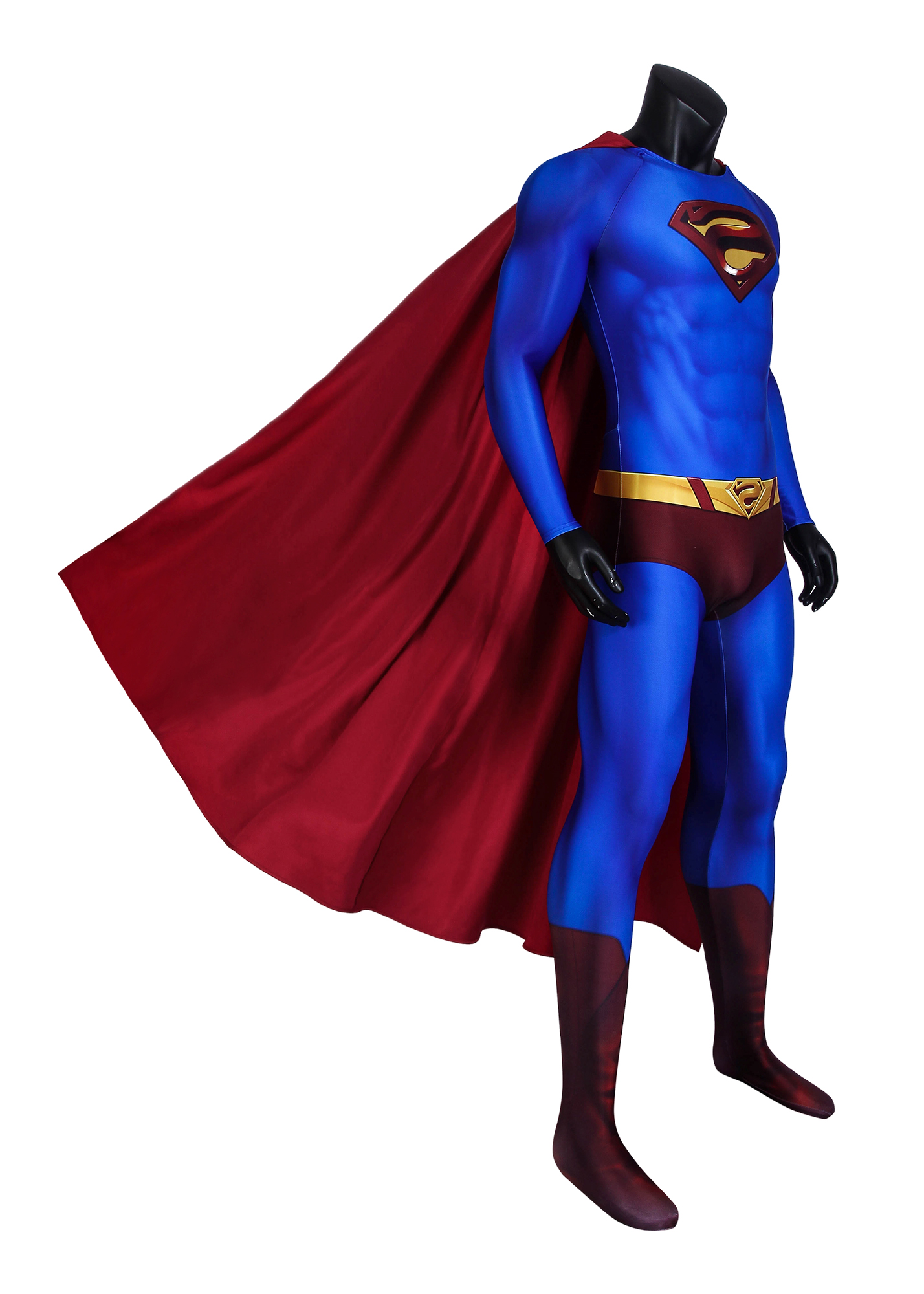 Superhero Costume Clark Kent Man Returns Cosplay Suit Bodysuit