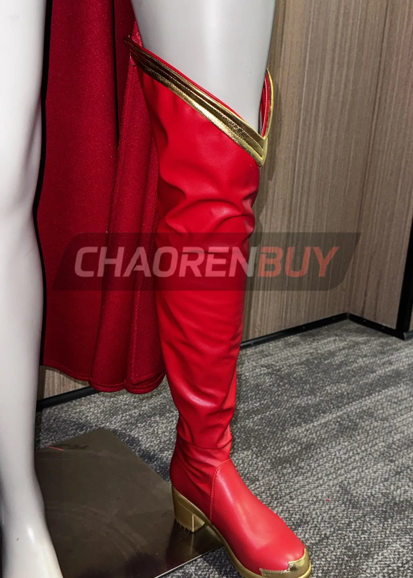 Superhero Girl Costume Suit Cosplay Woman with Coat Upgrade Ver