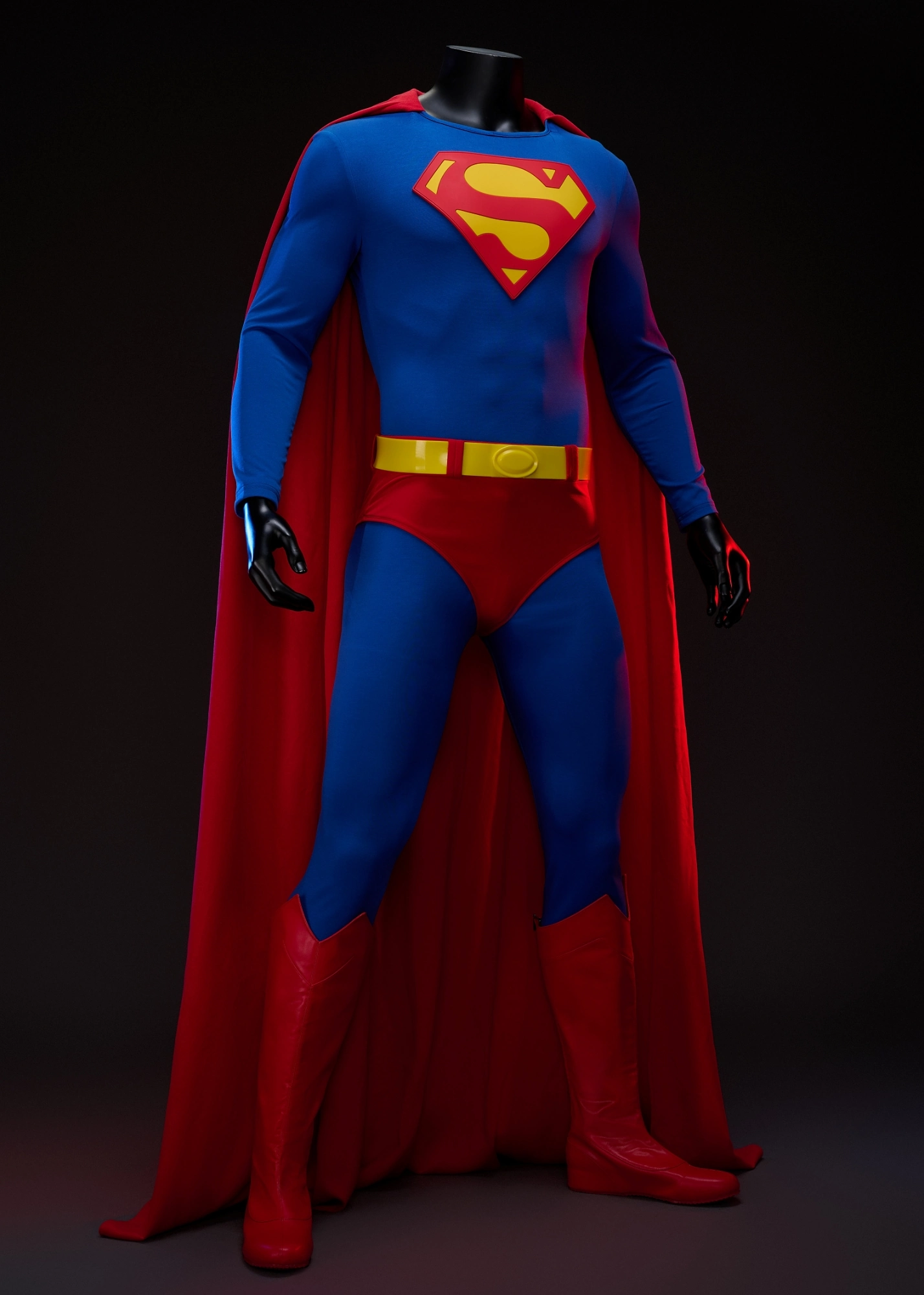 Superhero Man Costume Suit Cosplay 1978 Ver