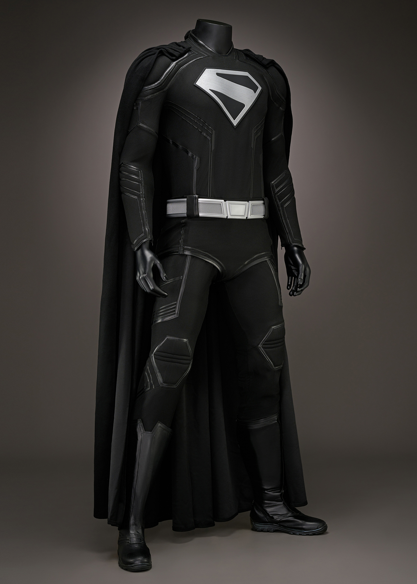 Superhero Man Costume Suit Cosplay Black Version 2