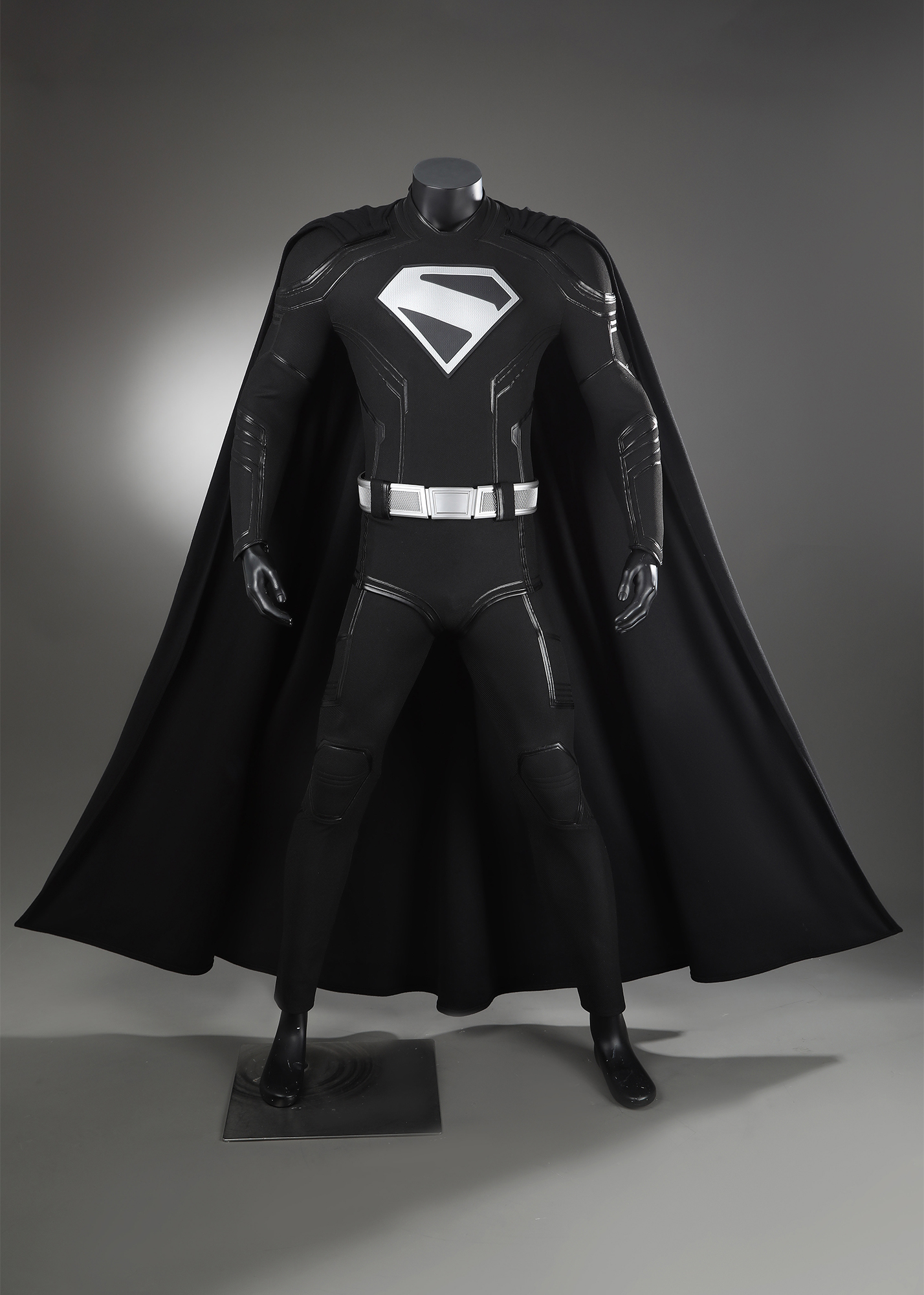 Superhero Man Costume Suit Cosplay Black Version