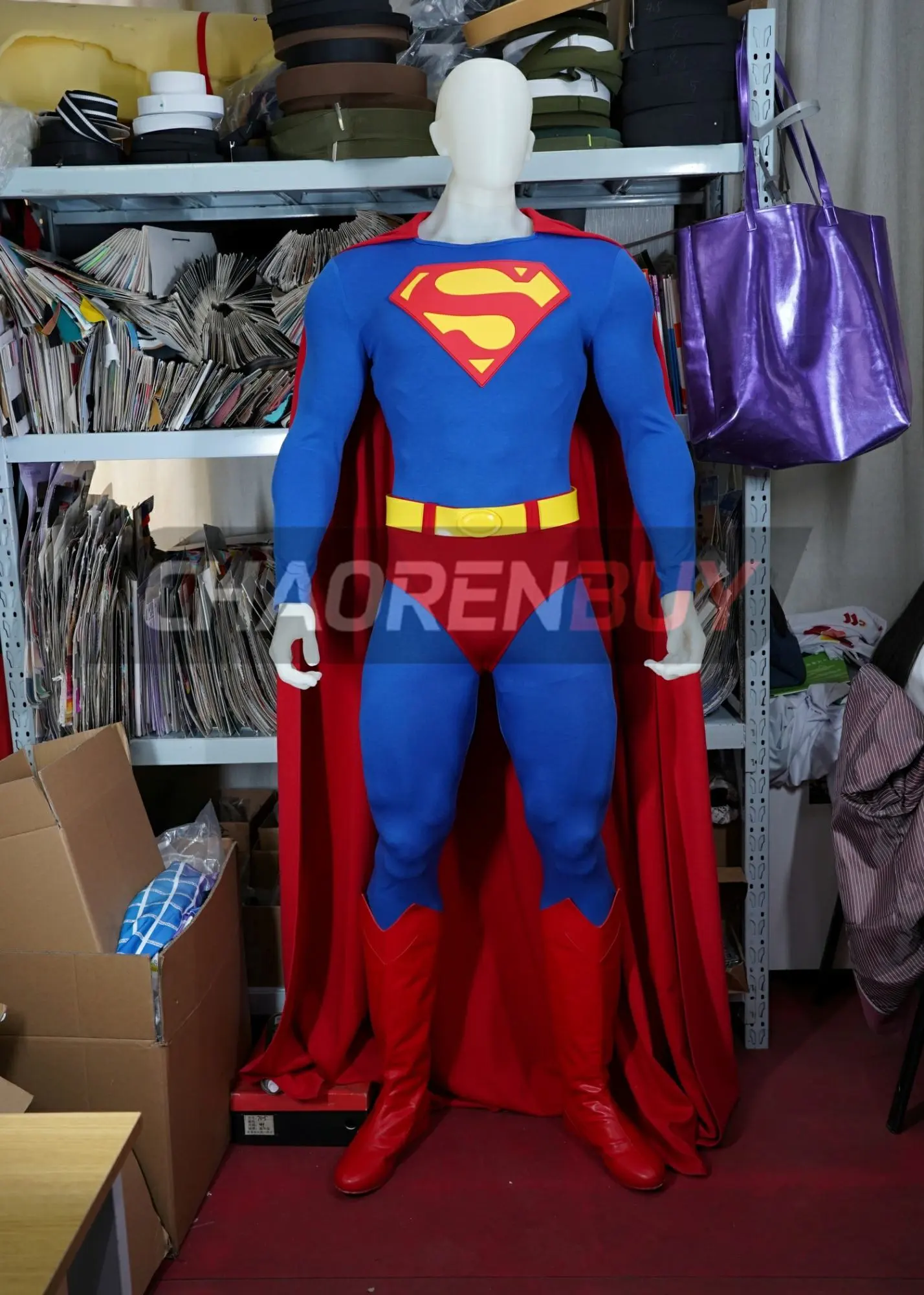 Superhero Man Costume Suit Cosplay 1978 Ver