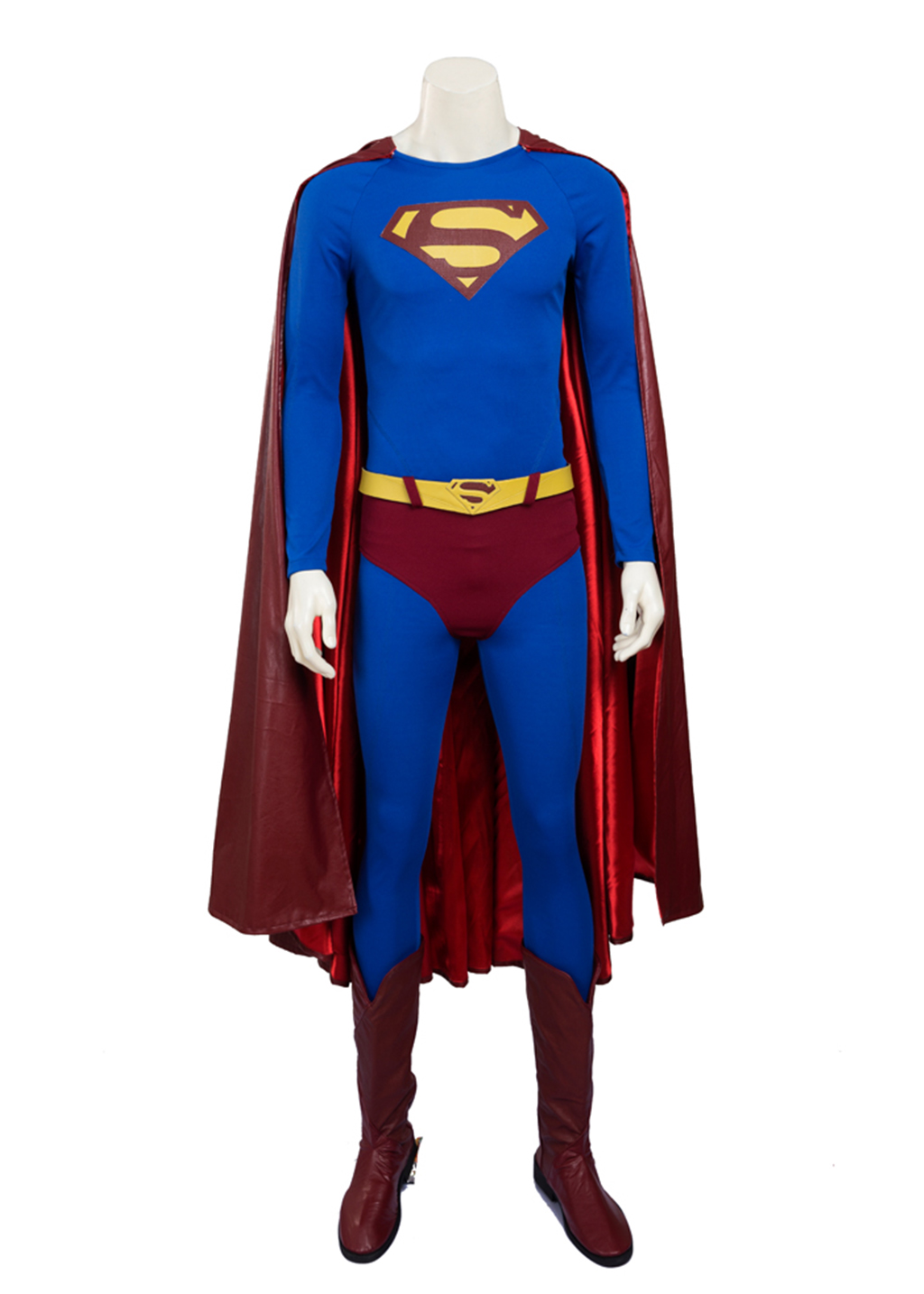 Superhero Man Costume Returns Cosplay Suit with Cloak