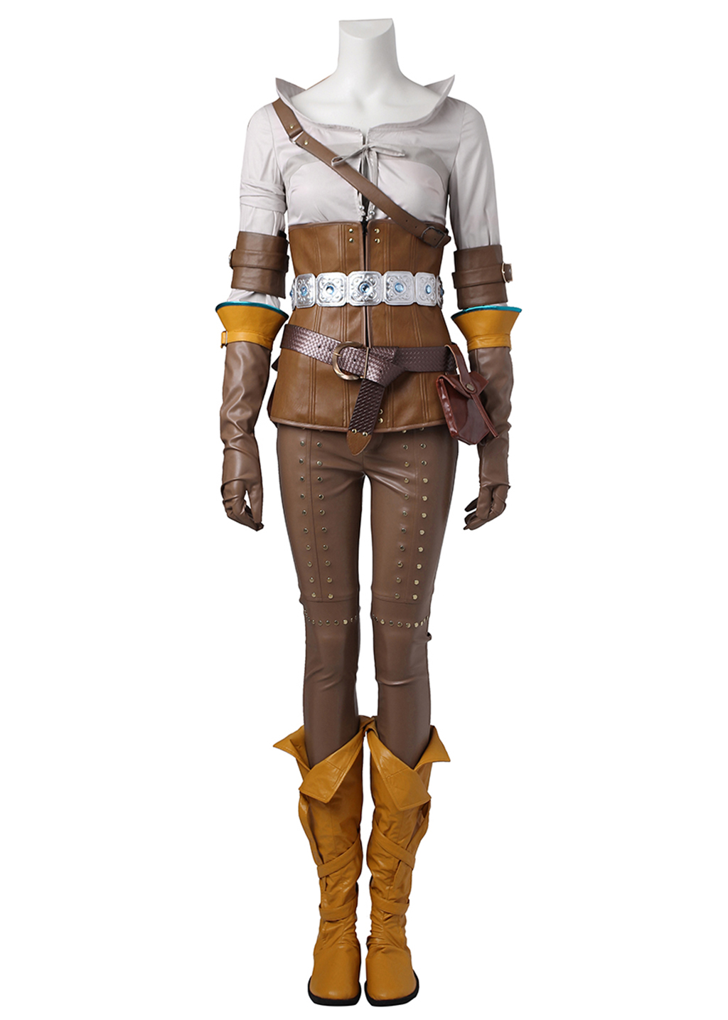 Cirilla Costume The 3 Wild Hunt Suit Cosplay