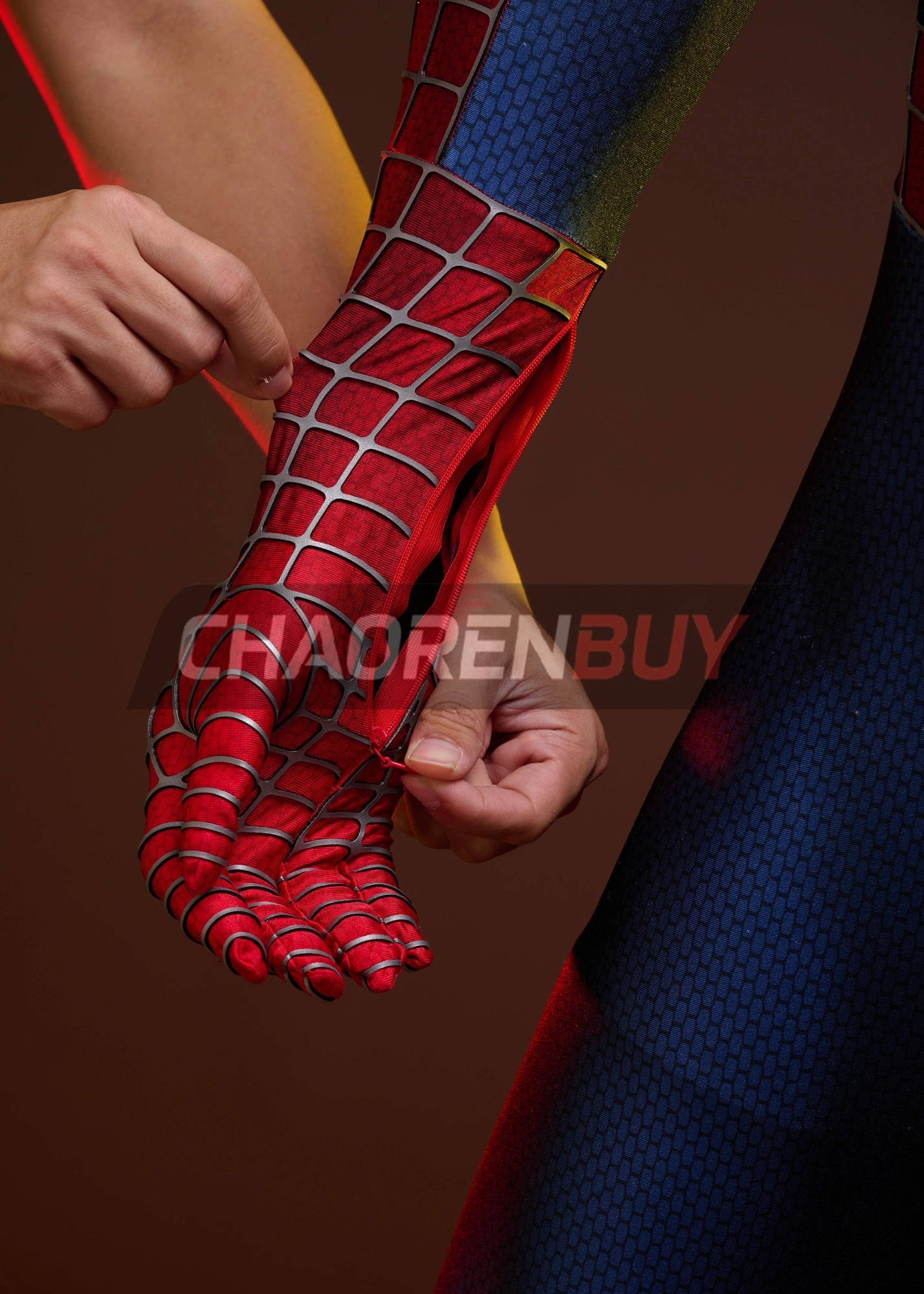 Peter Parker Costume The Amazing Spider 2 Tobey Maguire Bodysuit Cosplay Top Level