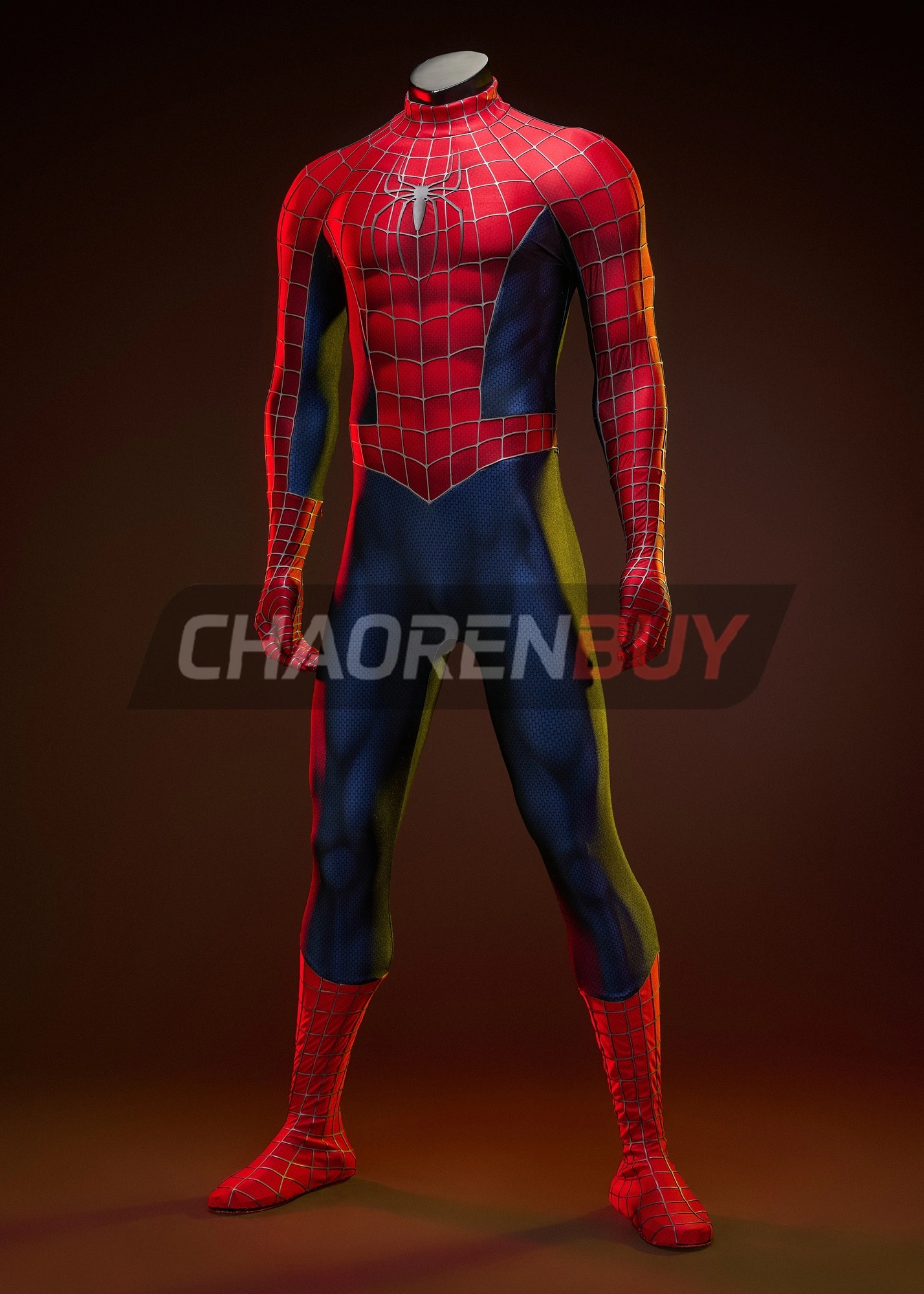 Peter Parker Costume The Amazing Spider 2 Tobey Maguire Bodysuit Cosplay Top Level