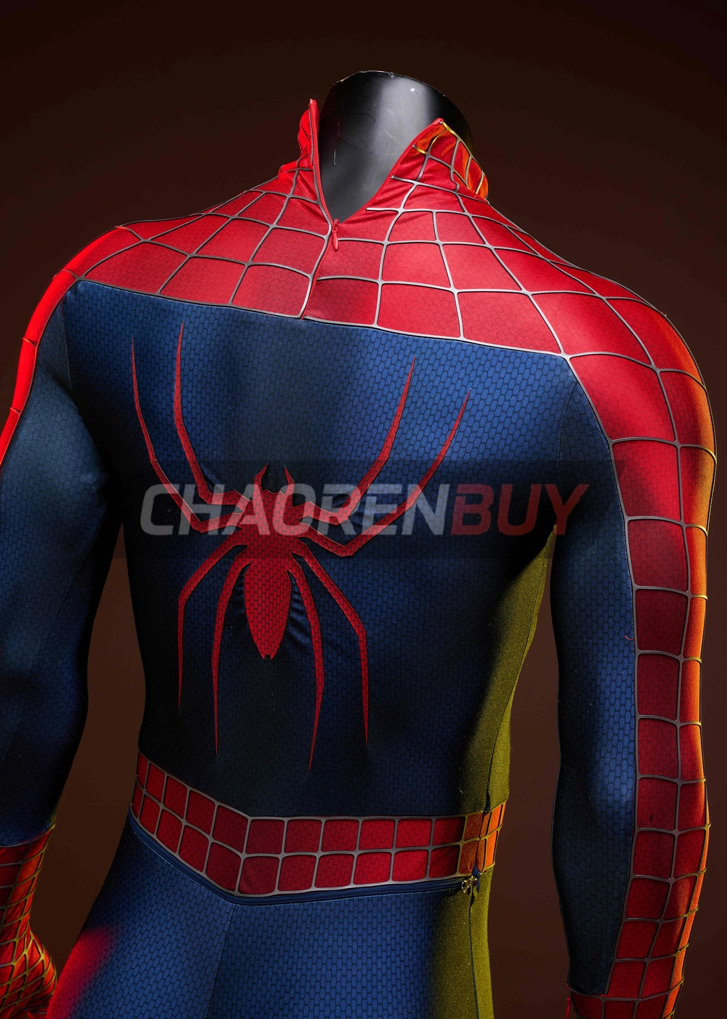 Peter Parker Costume The Amazing Spider 2 Tobey Maguire Bodysuit Cosplay Top Level