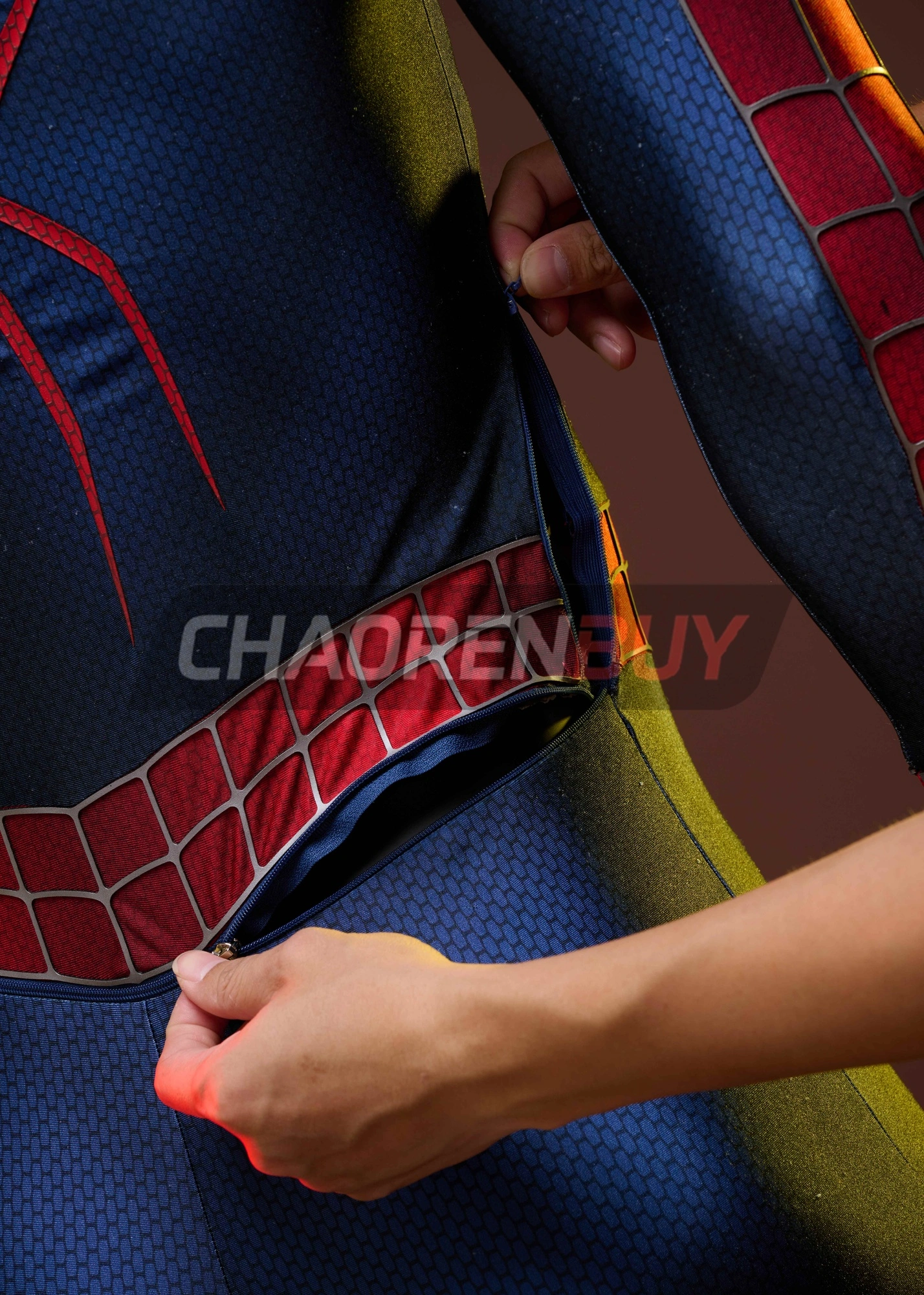 Peter Parker Costume The Amazing Spider 2 Tobey Maguire Bodysuit Cosplay Top Level