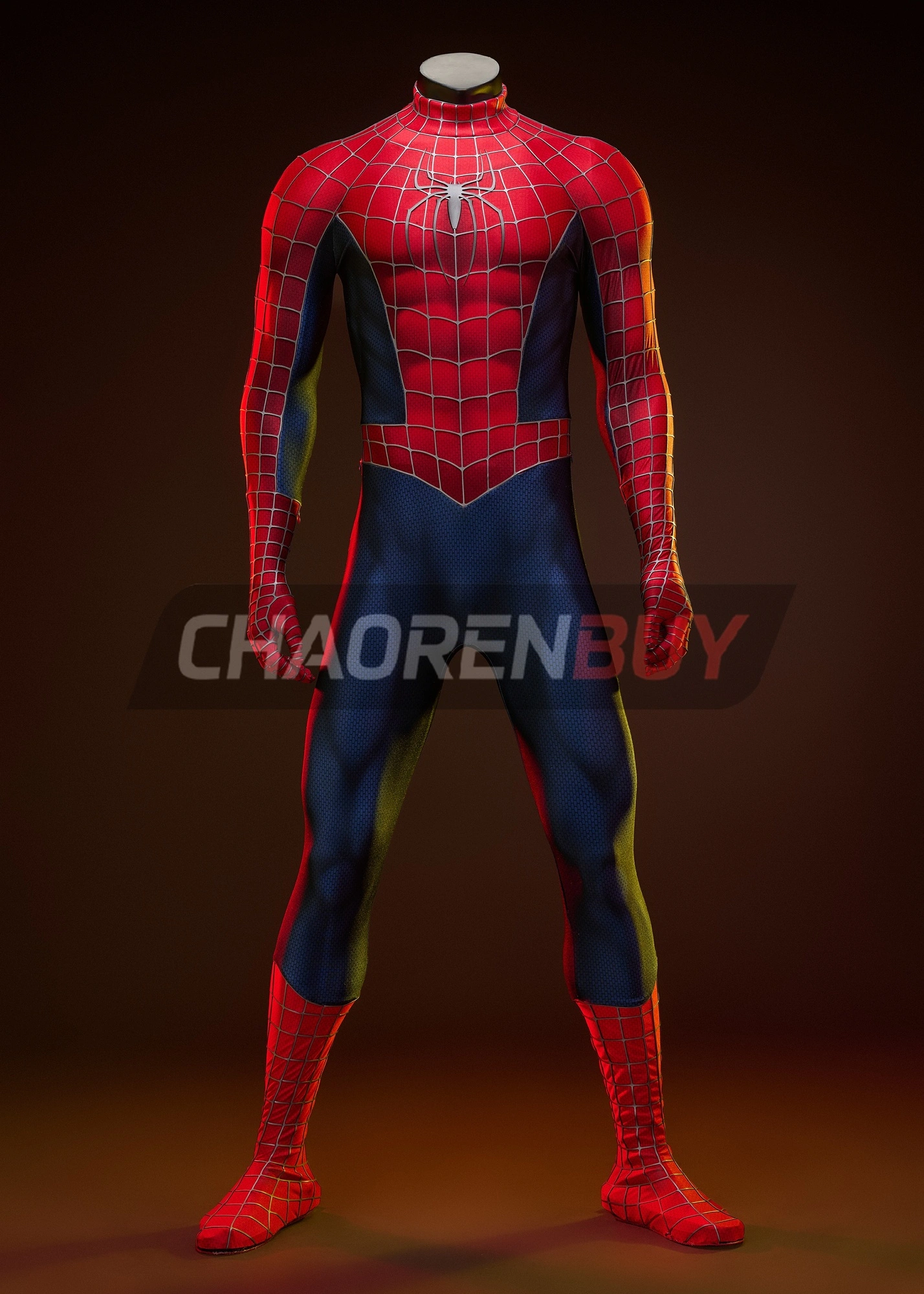 Peter Parker Costume The Amazing Spider 2 Tobey Maguire Bodysuit Cosplay Top Level