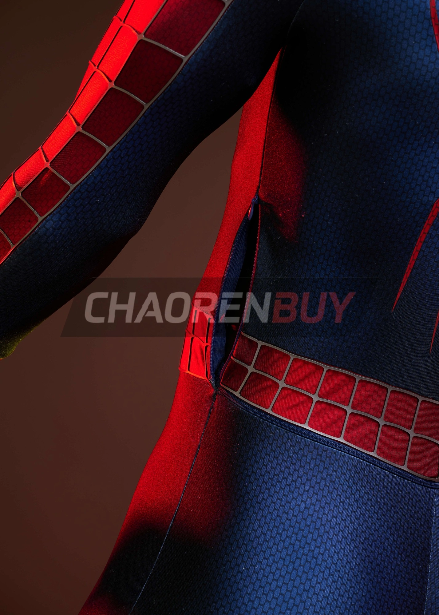 Peter Parker Costume The Amazing Spider 2 Tobey Maguire Bodysuit Cosplay Top Level