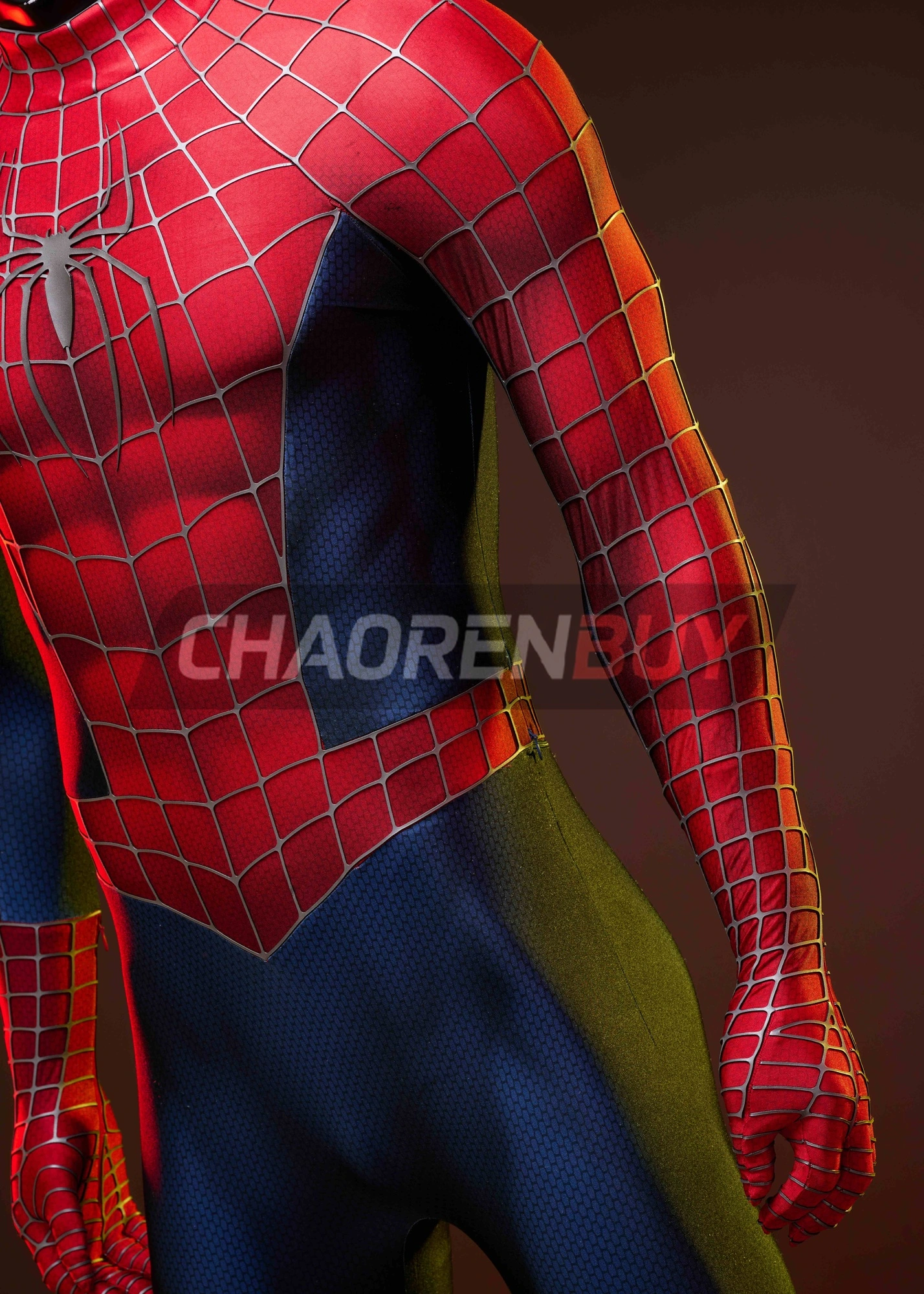 Peter Parker Costume The Amazing Spider 2 Tobey Maguire Bodysuit Cosplay Top Level
