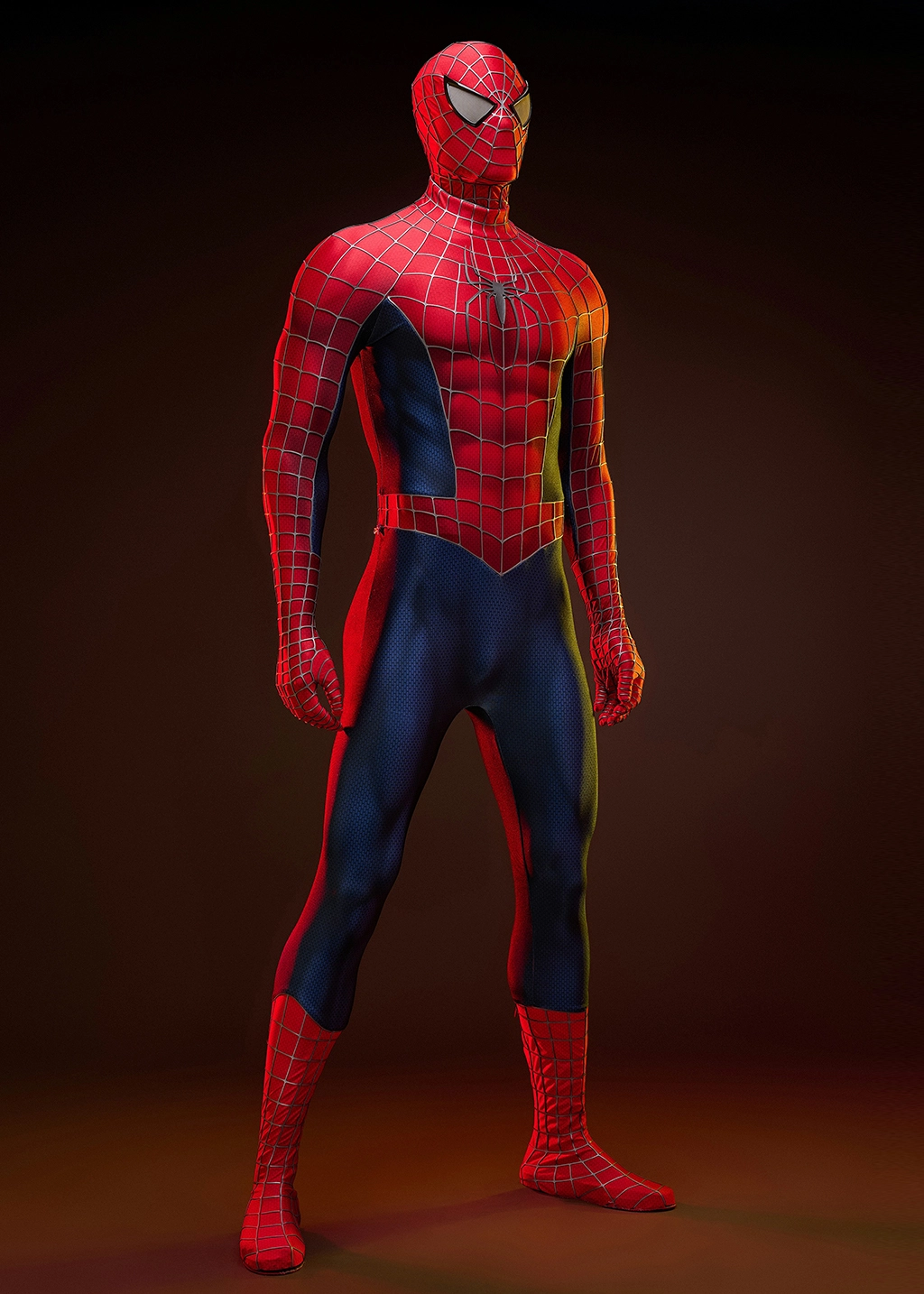 Peter Parker Costume The Amazing Spider 2 Tobey Maguire Bodysuit Cosplay Top Level