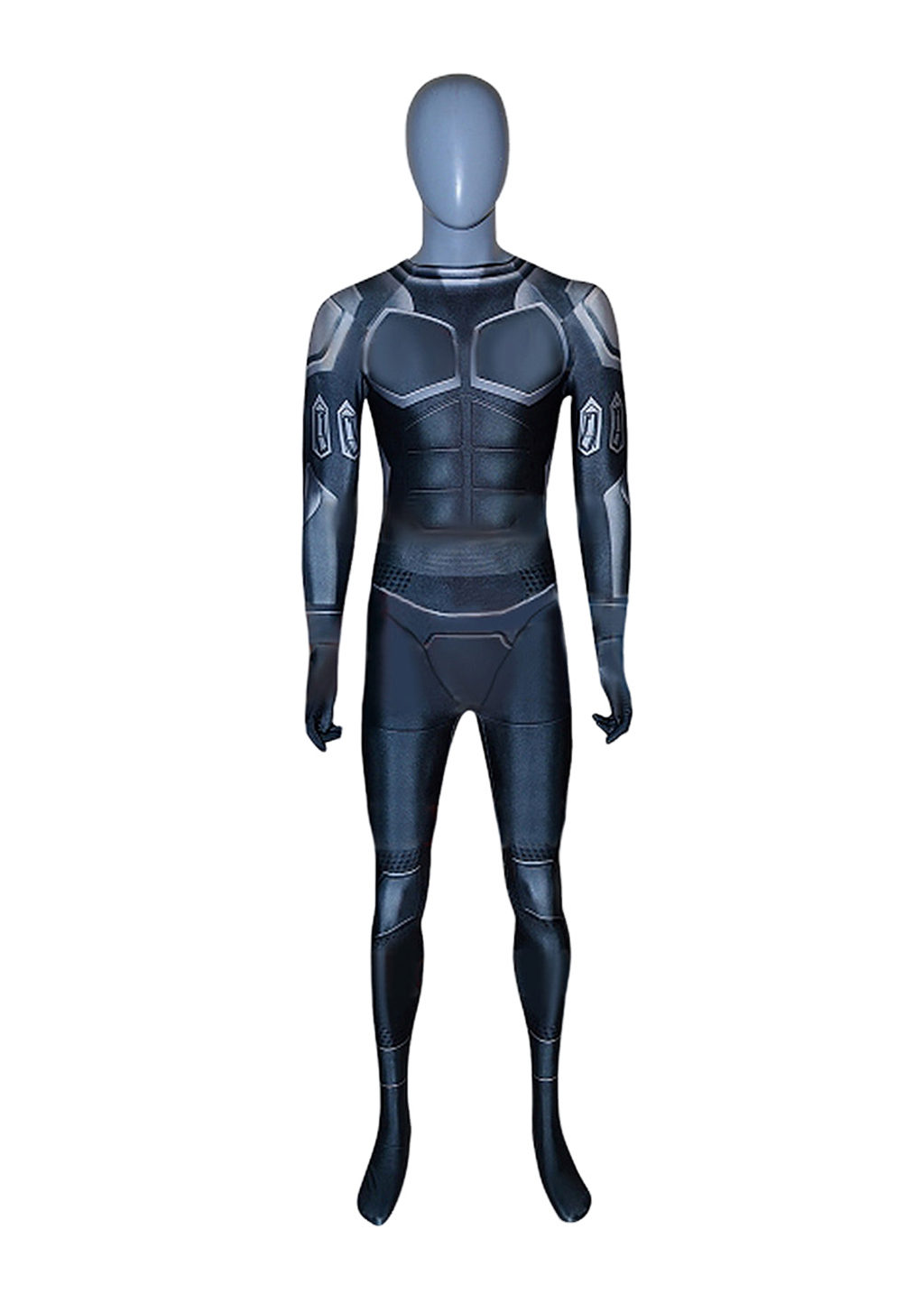 Black Noir Costume Bodysuit The Boys Cosplay for Adult Kids