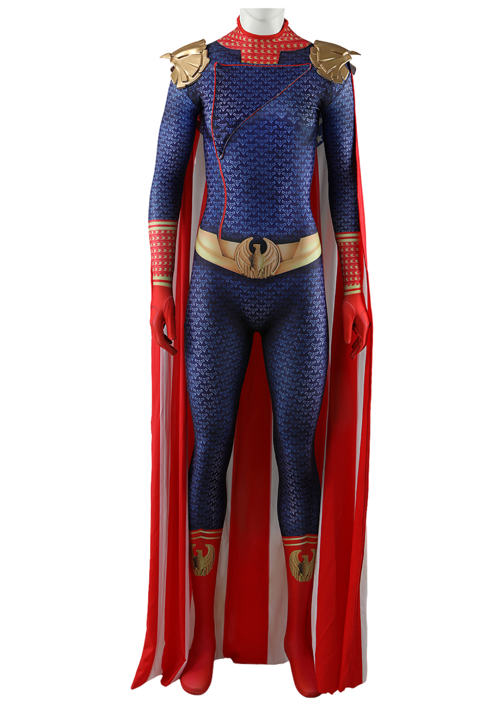 Homelander Costume Bodysuit The Boys Cosplay for Adult Kids Women Ver