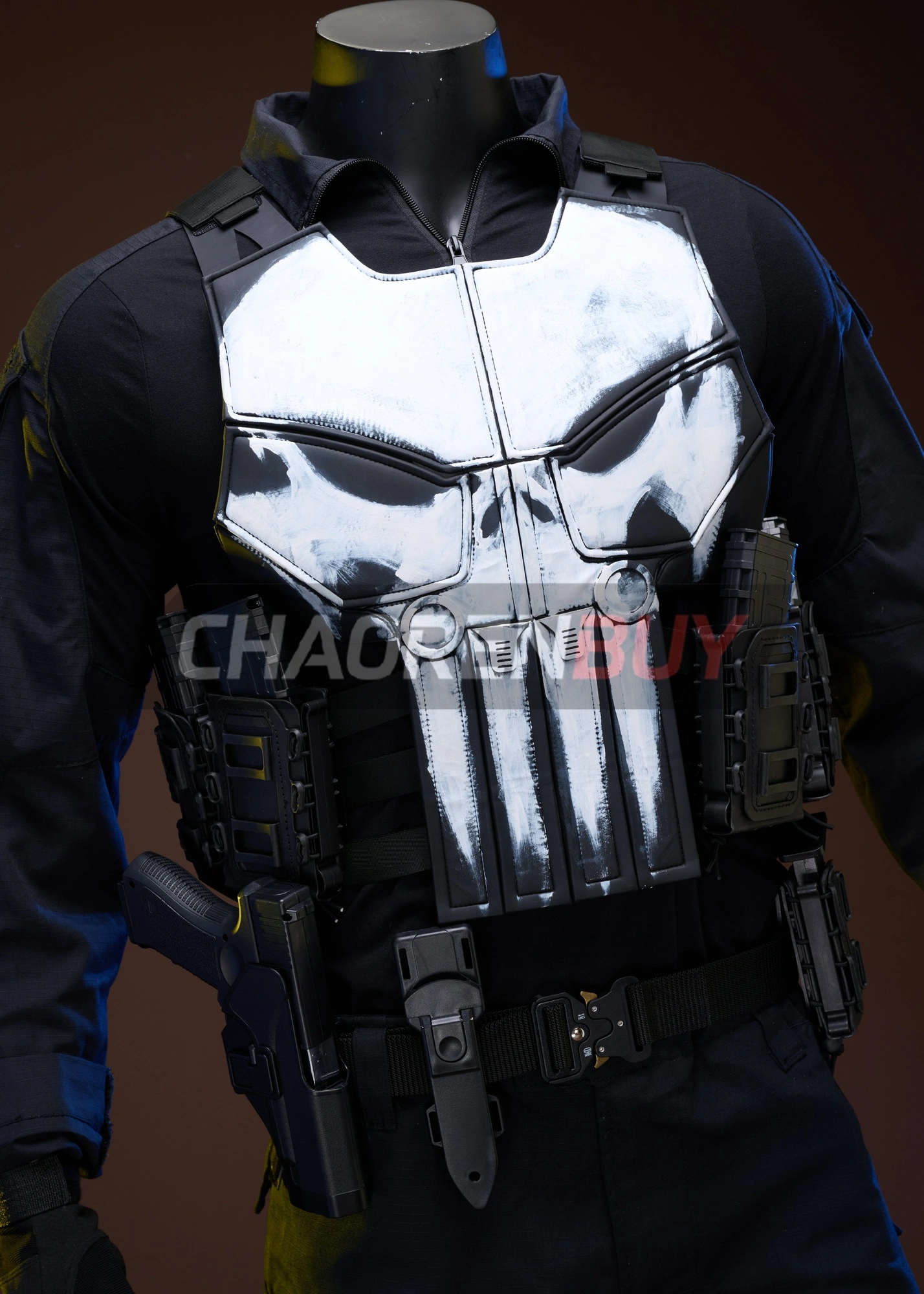 The Punisher Costume One Last Kill Suit Cosplay