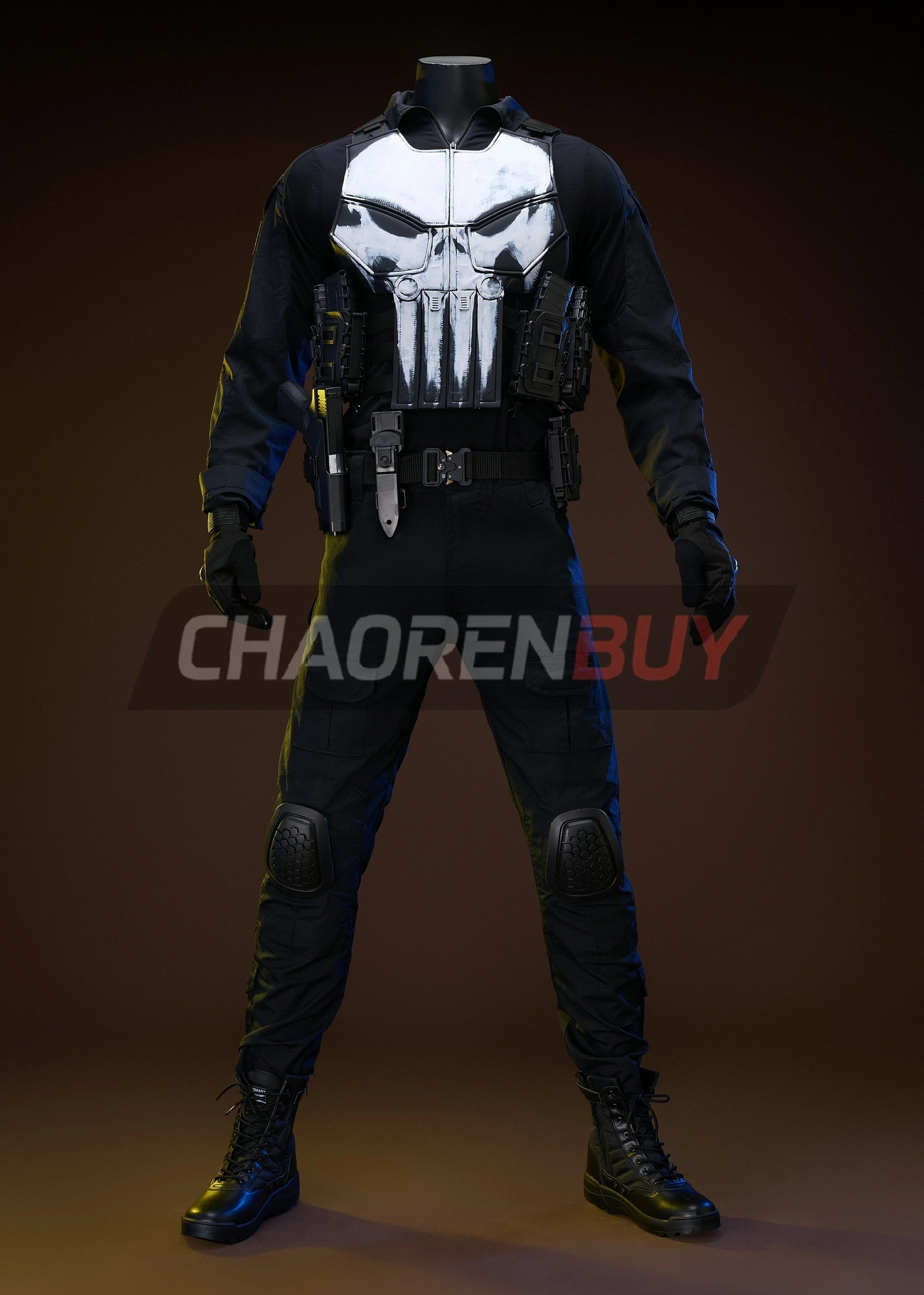 The Punisher Costume One Last Kill Suit Cosplay