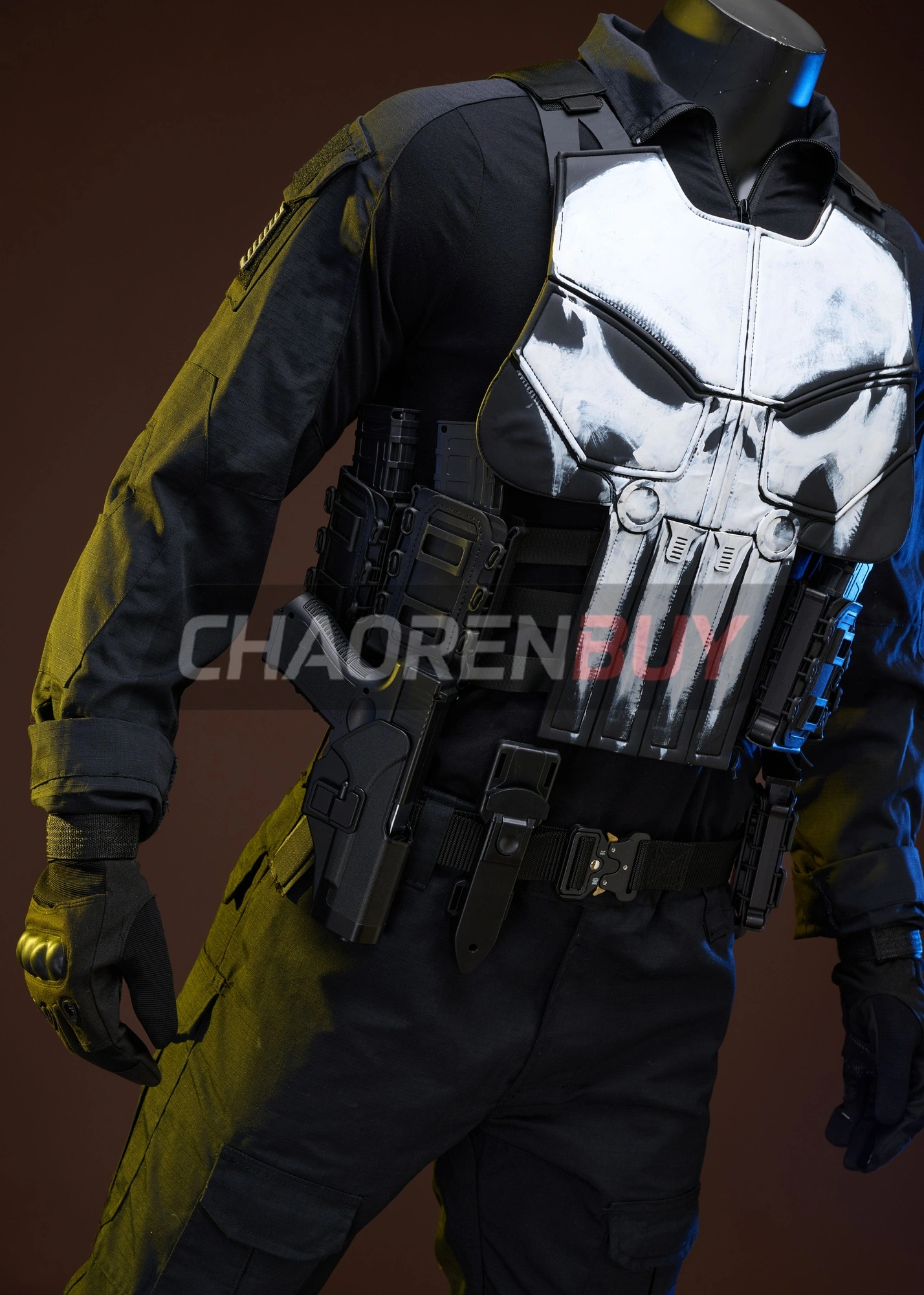The Punisher Costume One Last Kill Suit Cosplay