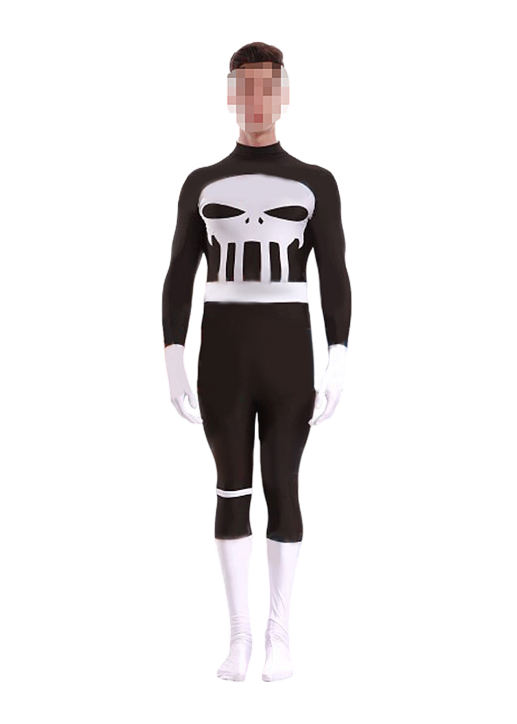 Punisher Costume Bodysuit The Punisher Cosplay for Adult Kids