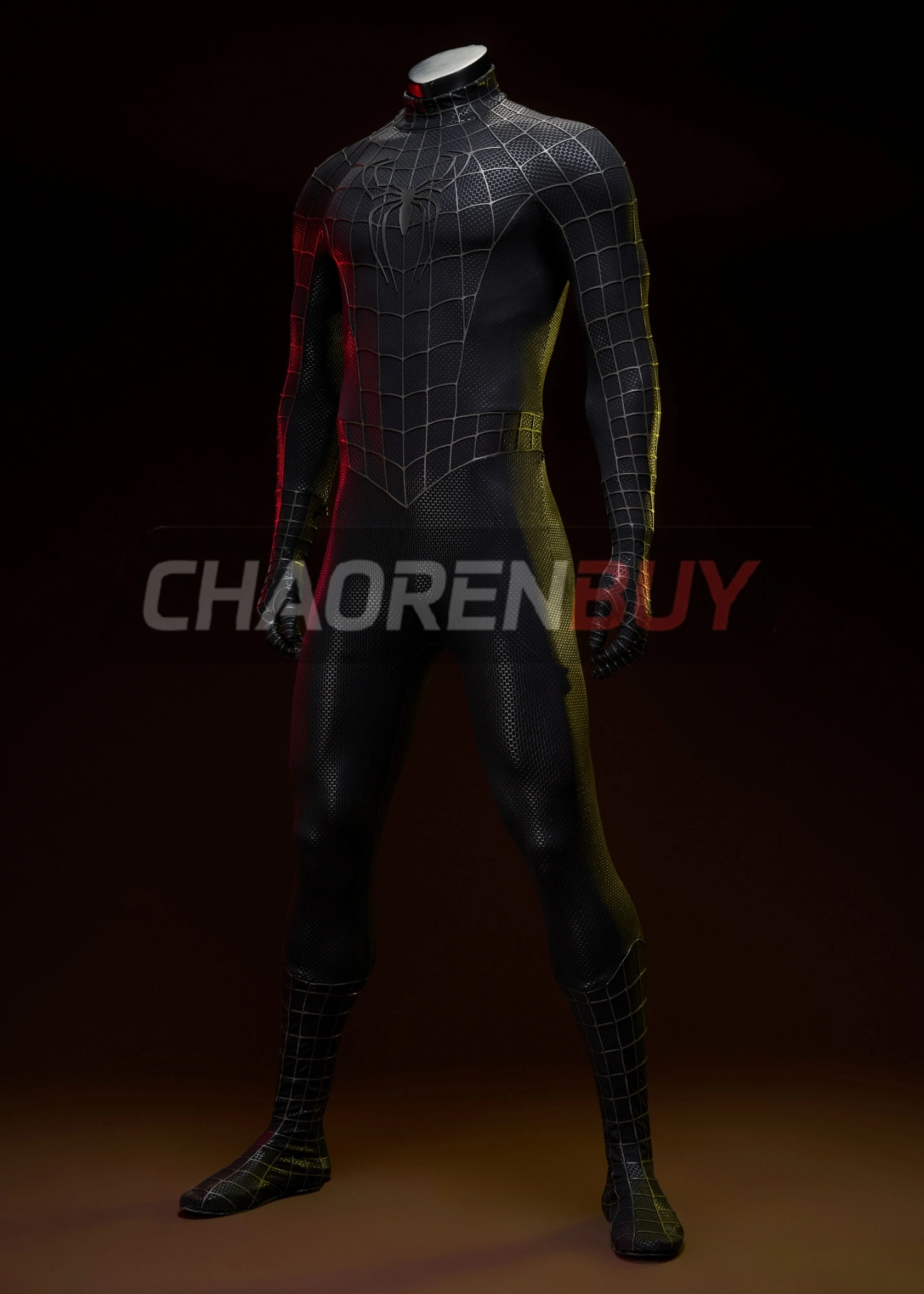Venom Costume Spider-Man 3 Eddie Brock Bodysuit Cosplay Top Level