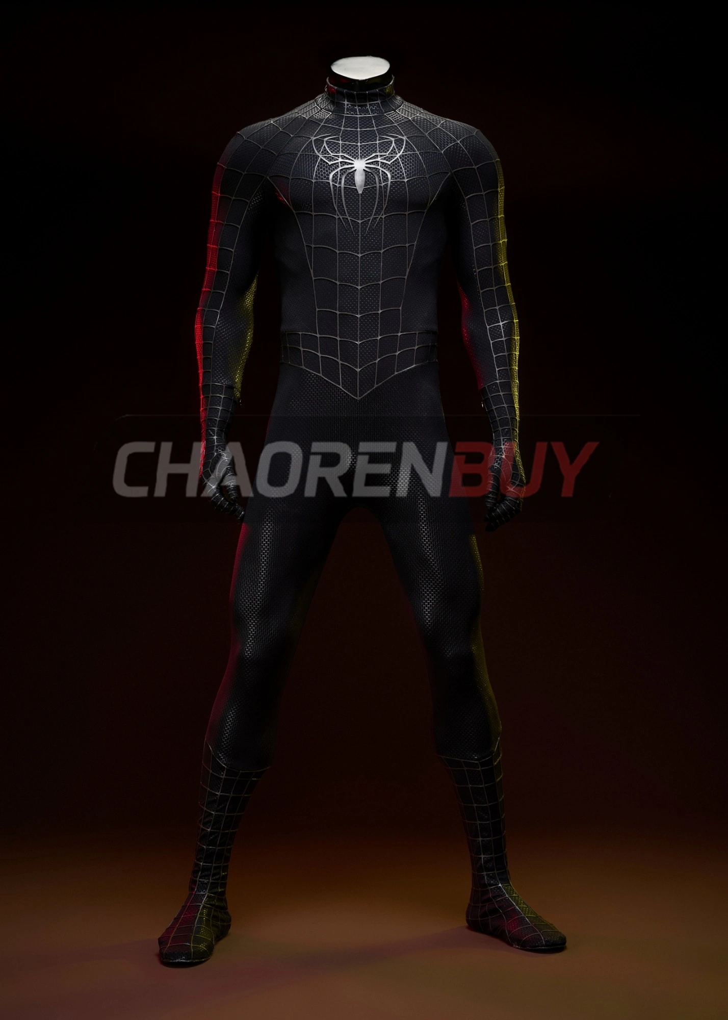 Venom Costume Spider-Man 3 Eddie Brock Bodysuit Cosplay Top Level