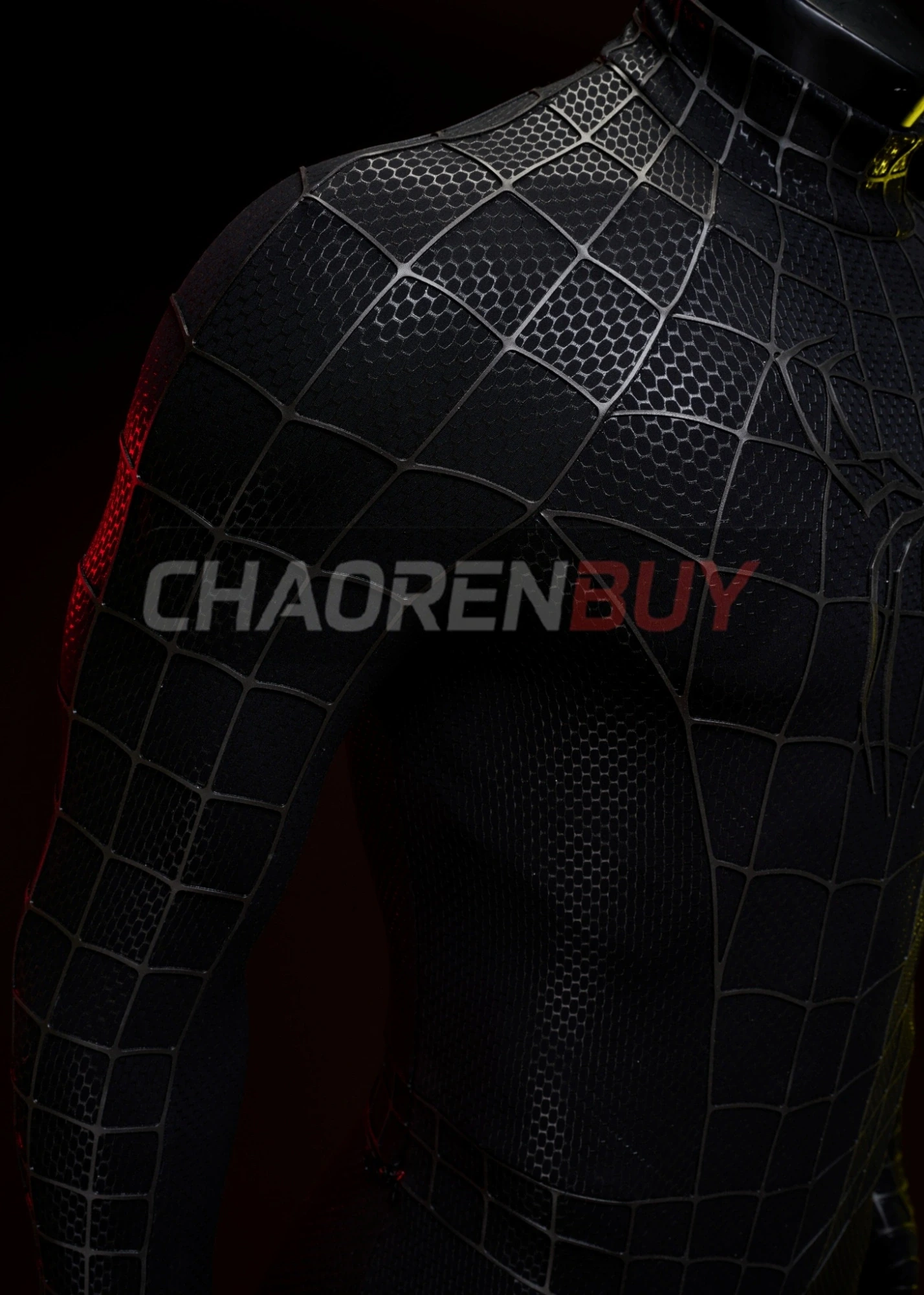 Venom Costume Spider-Man 3 Eddie Brock Bodysuit Cosplay Top Level