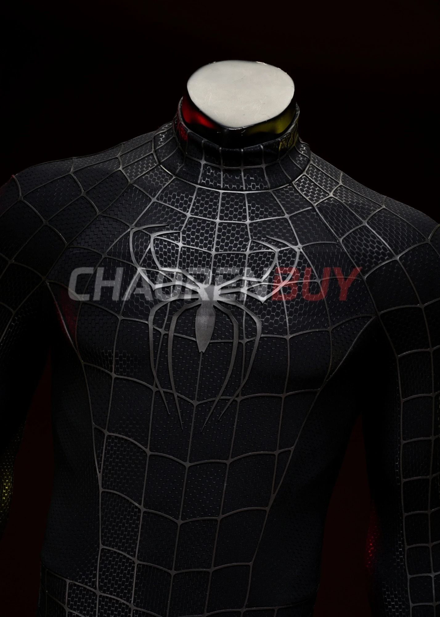 Venom Costume Spider-Man 3 Eddie Brock Bodysuit Cosplay Top Level
