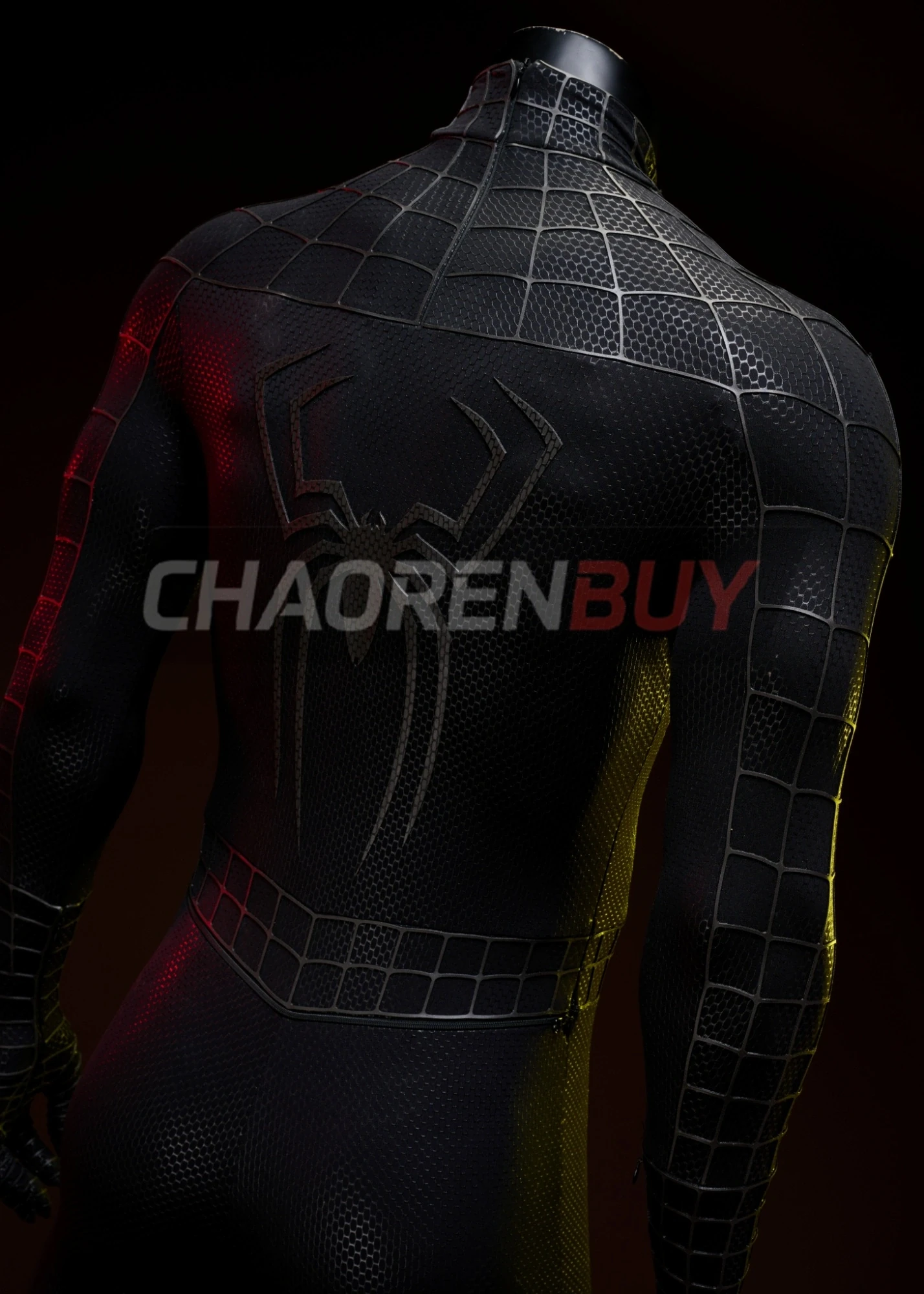 Venom Costume Spider-Man 3 Eddie Brock Bodysuit Cosplay Top Level