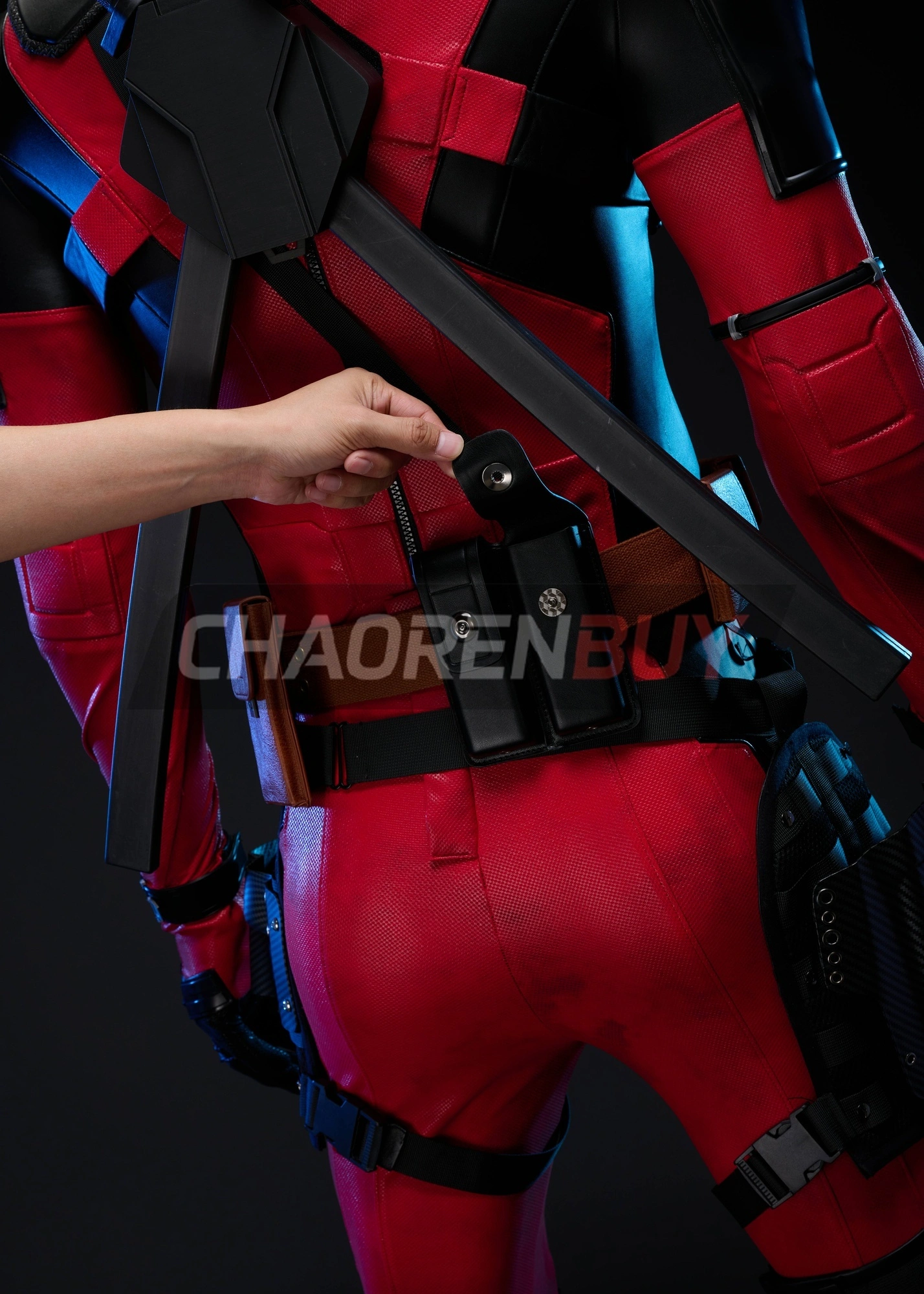 Wade Wilson Costume Deadpool 1 Suit Cosplay Top Level 2