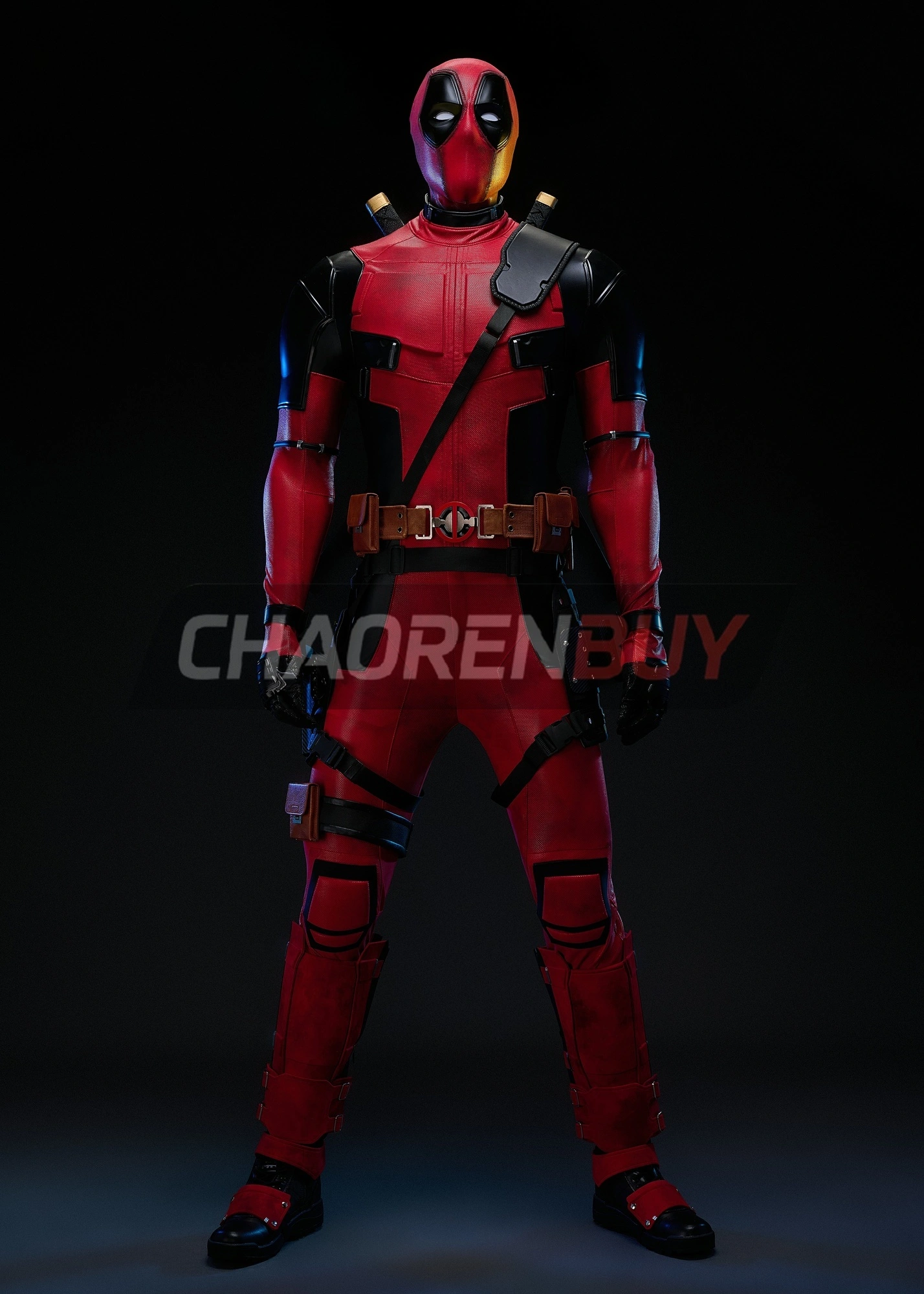 Wade Wilson Costume Deadpool 1 Suit Cosplay Top Level 2