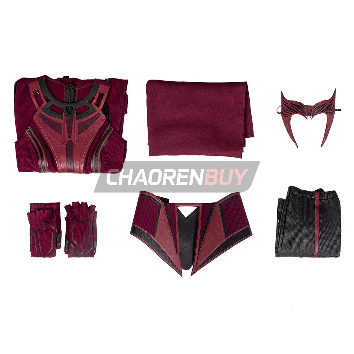 Wanda Maximoff Costume Wanda Vision Scarlet Witch Suit Cosplay
